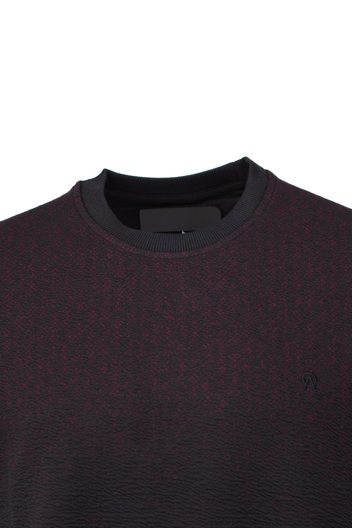 Erkek Mevsimlik Doğal Pamuklu Şık Sweatshirt Bisiklet Yaka Panolu Rahat Kesim Tam Kalıp
