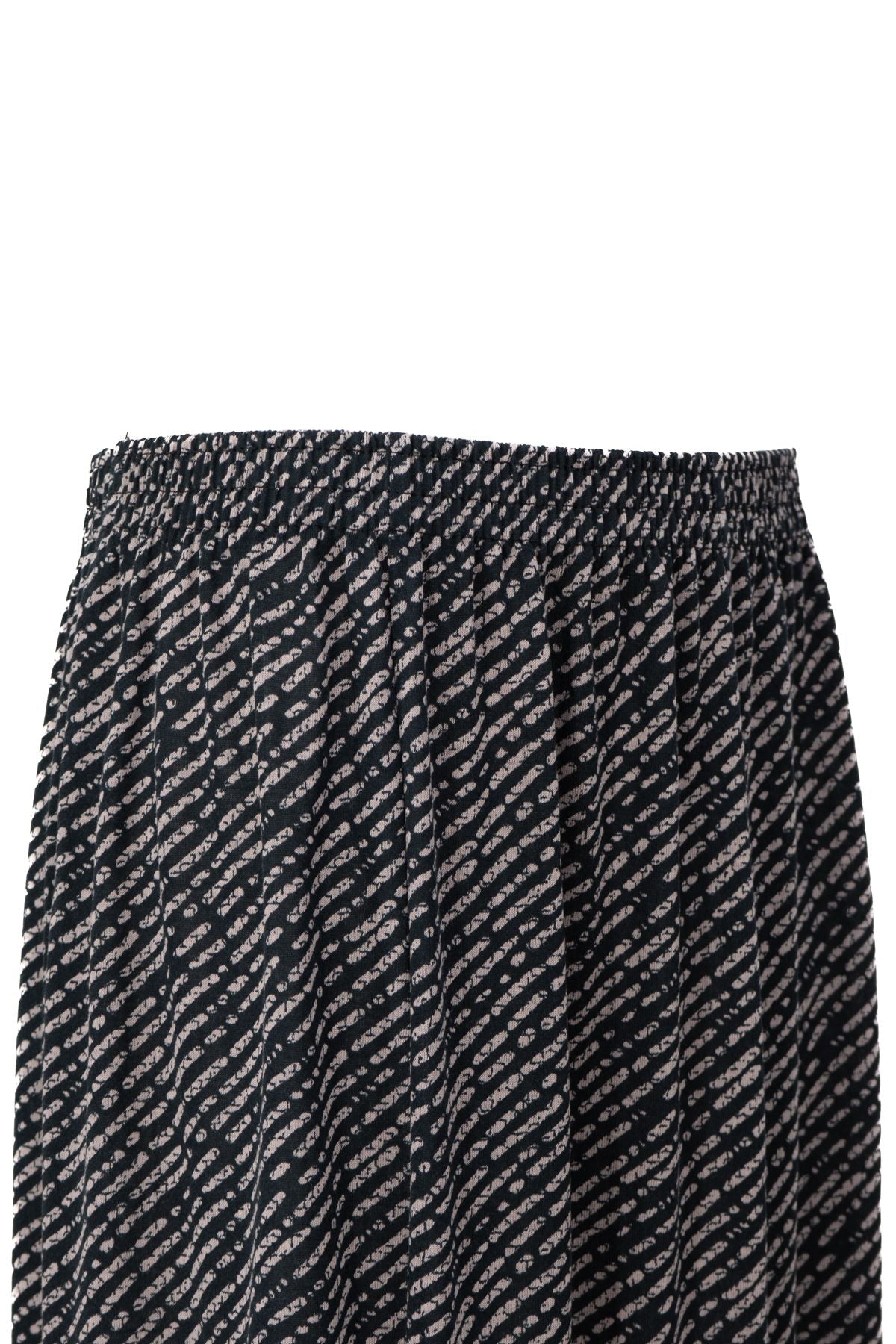 Kadın Kışlık Anne Balık Etek Viskon Kumaş Tual Desenli Beli Lastikli Rahat Kesim Tam Kalıp