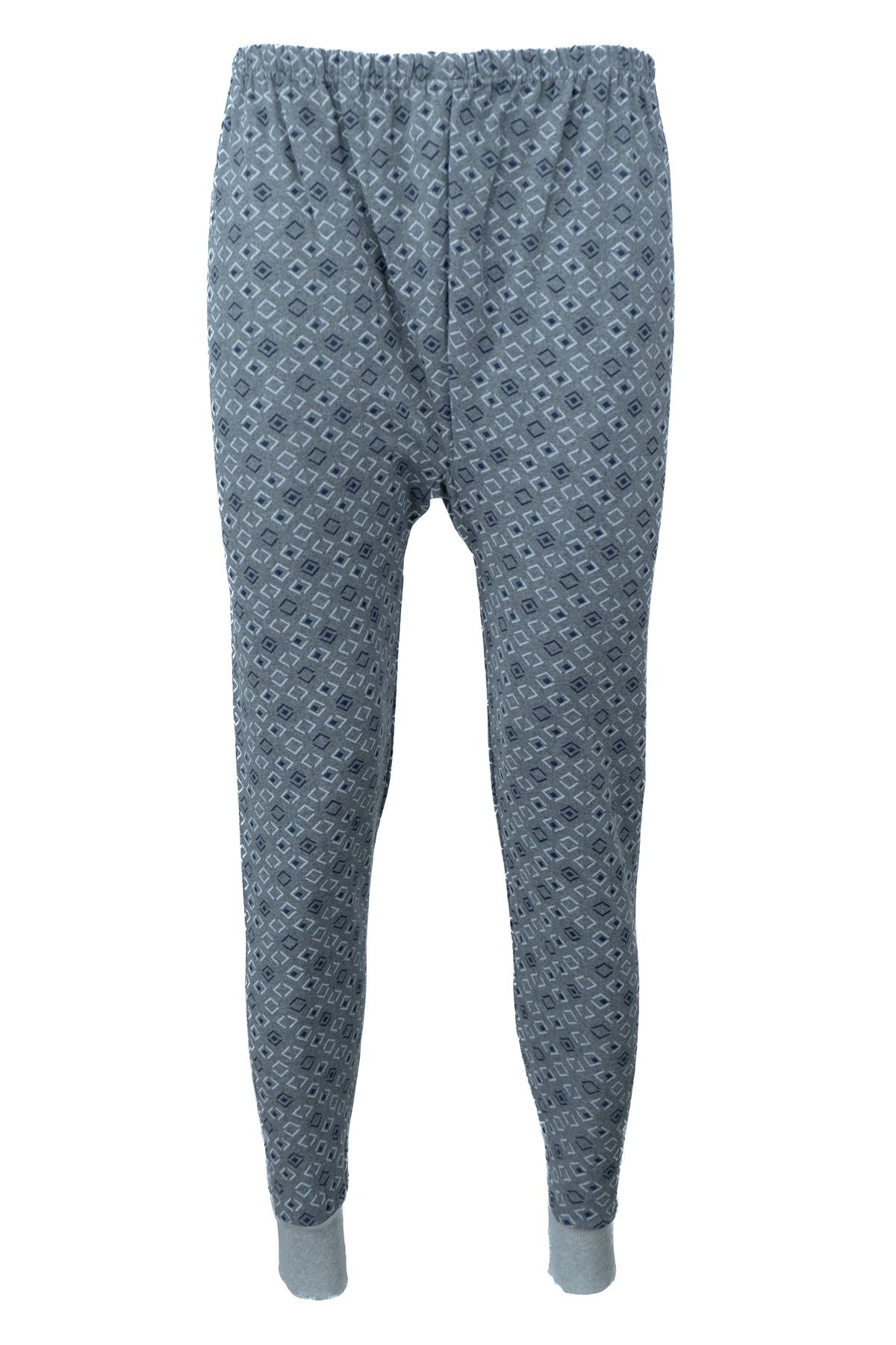 Erkek Kışlık içik Pijama Pamuklu Kalın içi Miflonlu Desenli PaçasıLastikli Sıcak Tutar Rahat