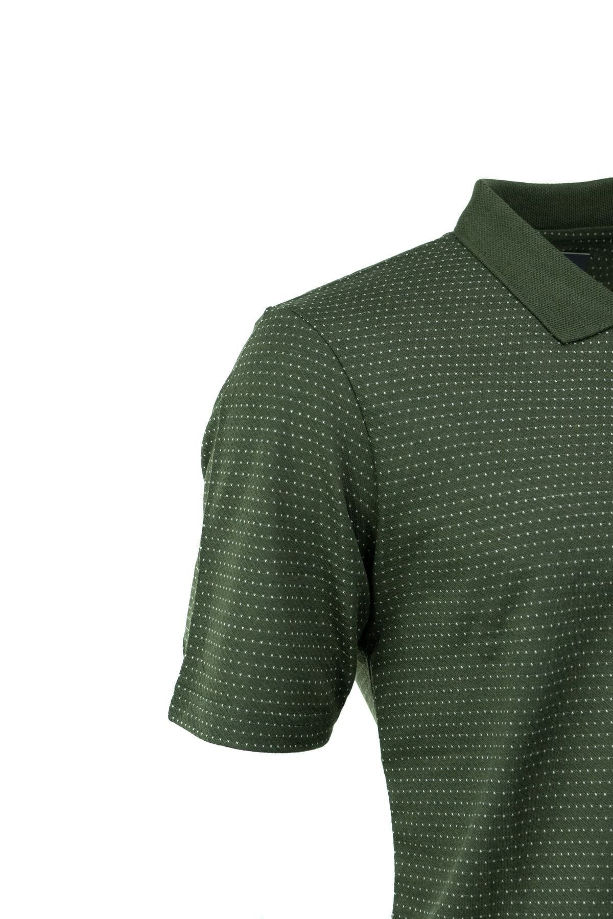 Erkek Polo Yaka Cepli Kısa Kollu Tam Kalıp Normal Kesim Pamuklu Kumaş T-shirt