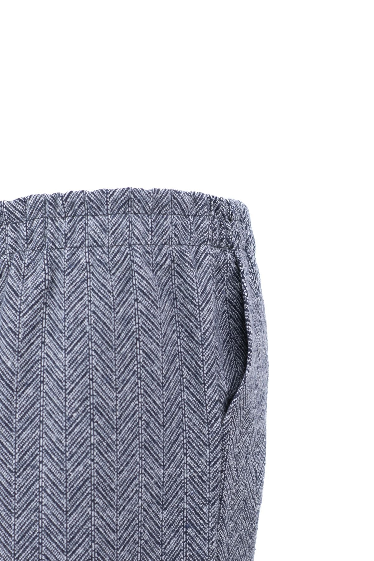 Kadın Kışlık Desenli Cepli Beli Lastikli Kalın Premium Pamuklu Örme Anne Pantolon