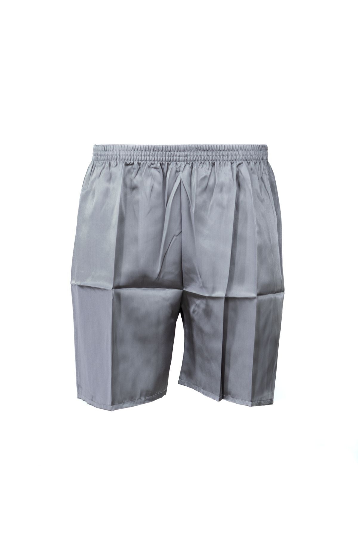 Erkek Klasik Model Pijama Takımı Premium ipeksi Saten Kumaş Çizgili Şortlu Cepli Tam Kalıp