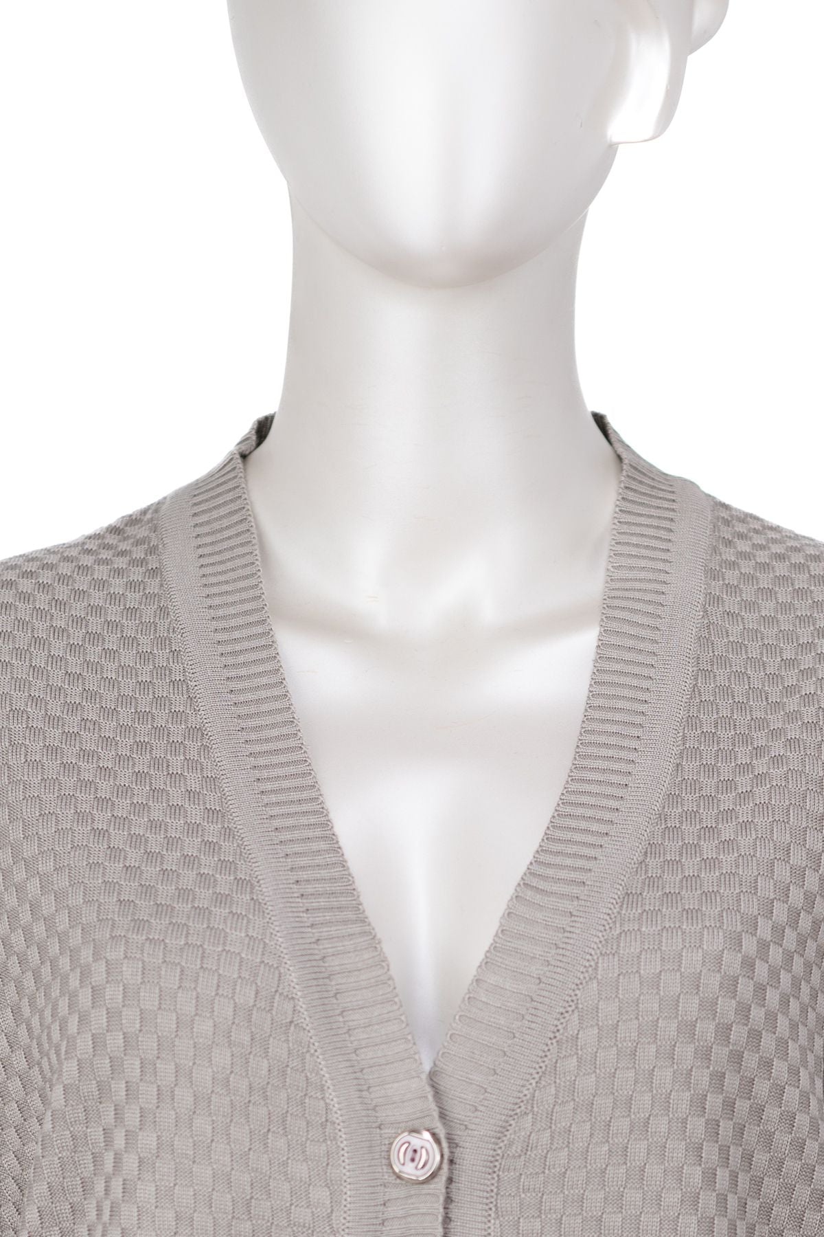 Kadın Mevsimlik Çelik Örme Anne Hırka Çift Cepli Düğmeli Klasik Rahat Kesim Tam Kalıp