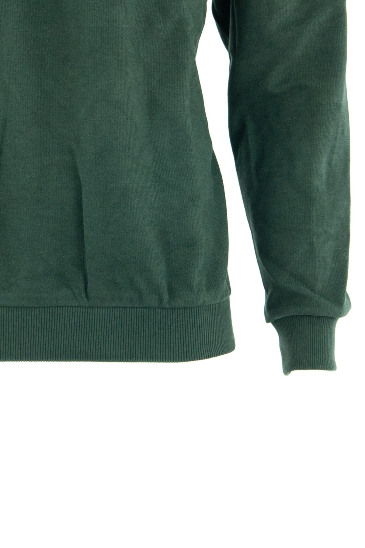 Erkek Kışlık Düğmeli Polo Yaka Düz Renk Armalı Fileto Cepli Likralı Pamuklu Dokuma Kazak