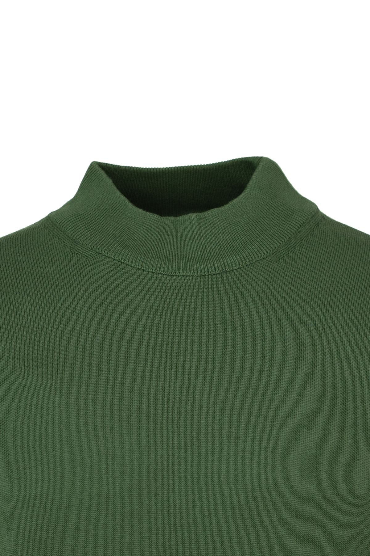 Erkek Kışlık Doğal Pamuklu Triko ince Örme Yarım Balıkçı Yaka Şık Kazak Rahat Klasik Model