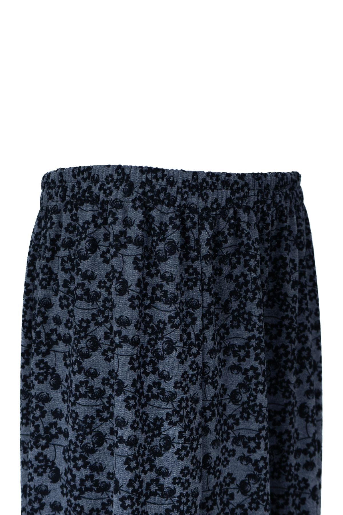 Kadın Kışlık Anne Etek Lizi Kumaş Parçalı Şık Sanat Desenli Beli Lastikli Rahat Kesim