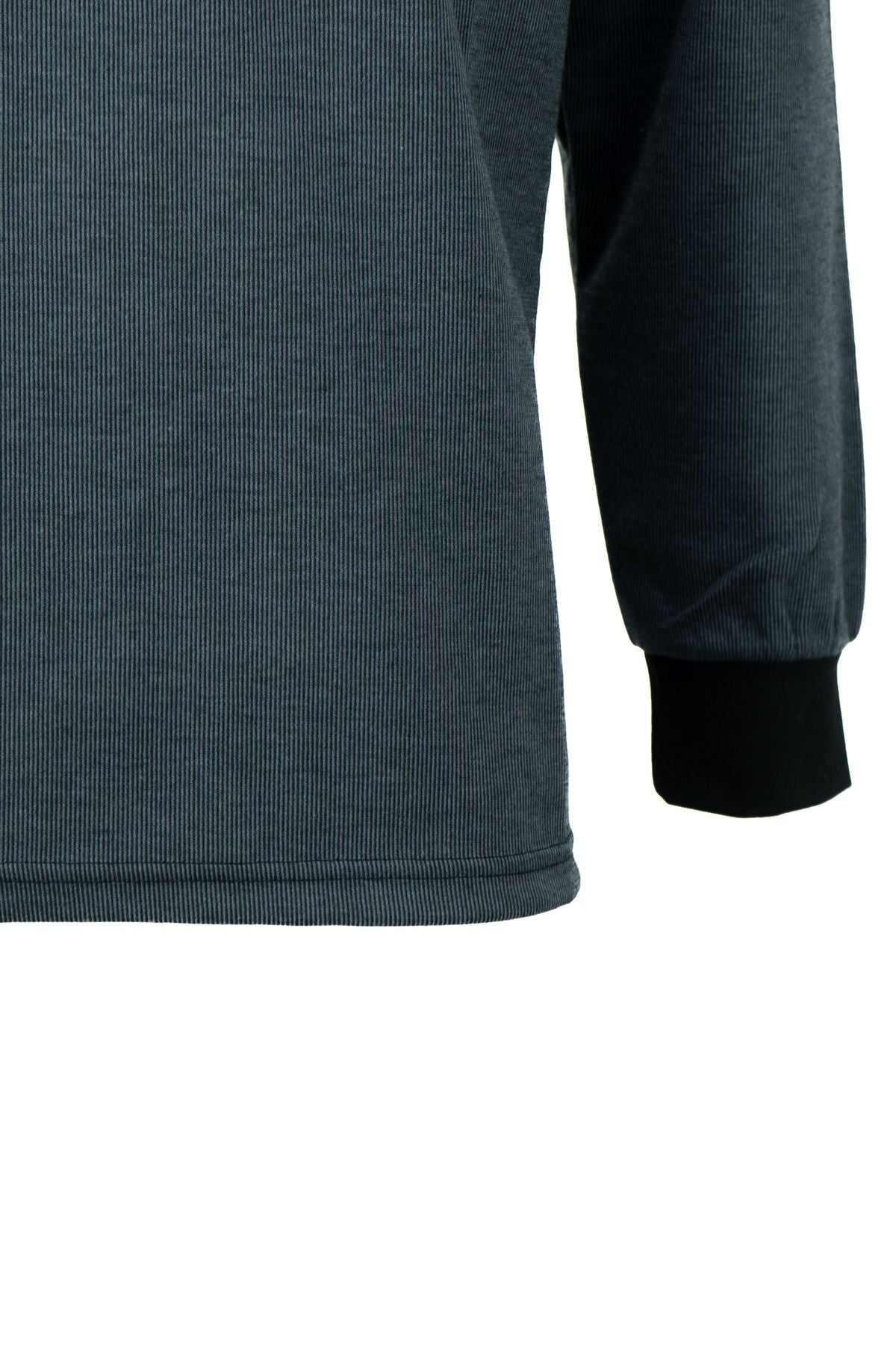 Erkek Mevsimlik Kazak Pamuklu Düğmeli Polo Yaka Cepli Uzun Kollu Han Desenli Rahat Kesim