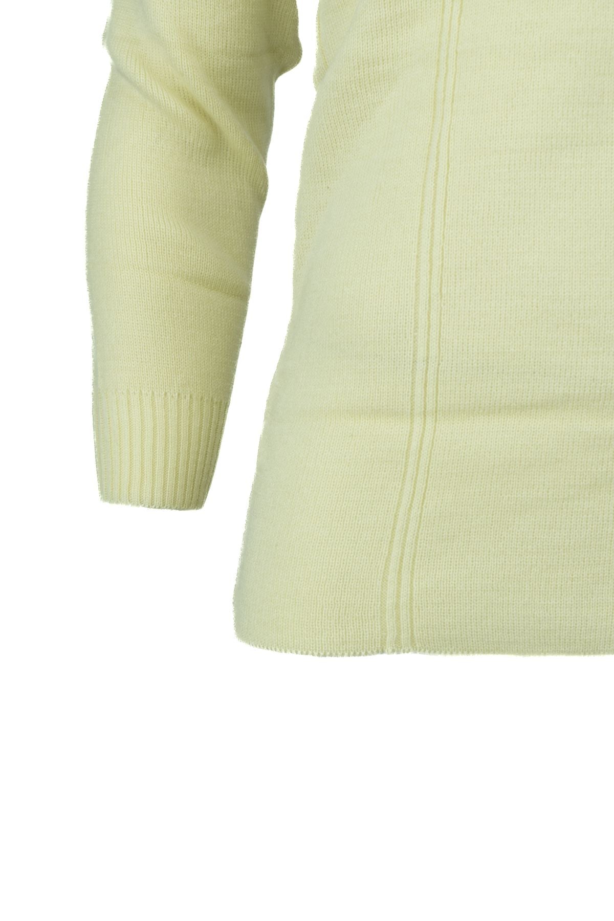 Erkek Kışlık %100 Yün Termal Fanila Uzun Kollu Kalın Klasik Yün Örme Düz Renk Sıcak Tutar