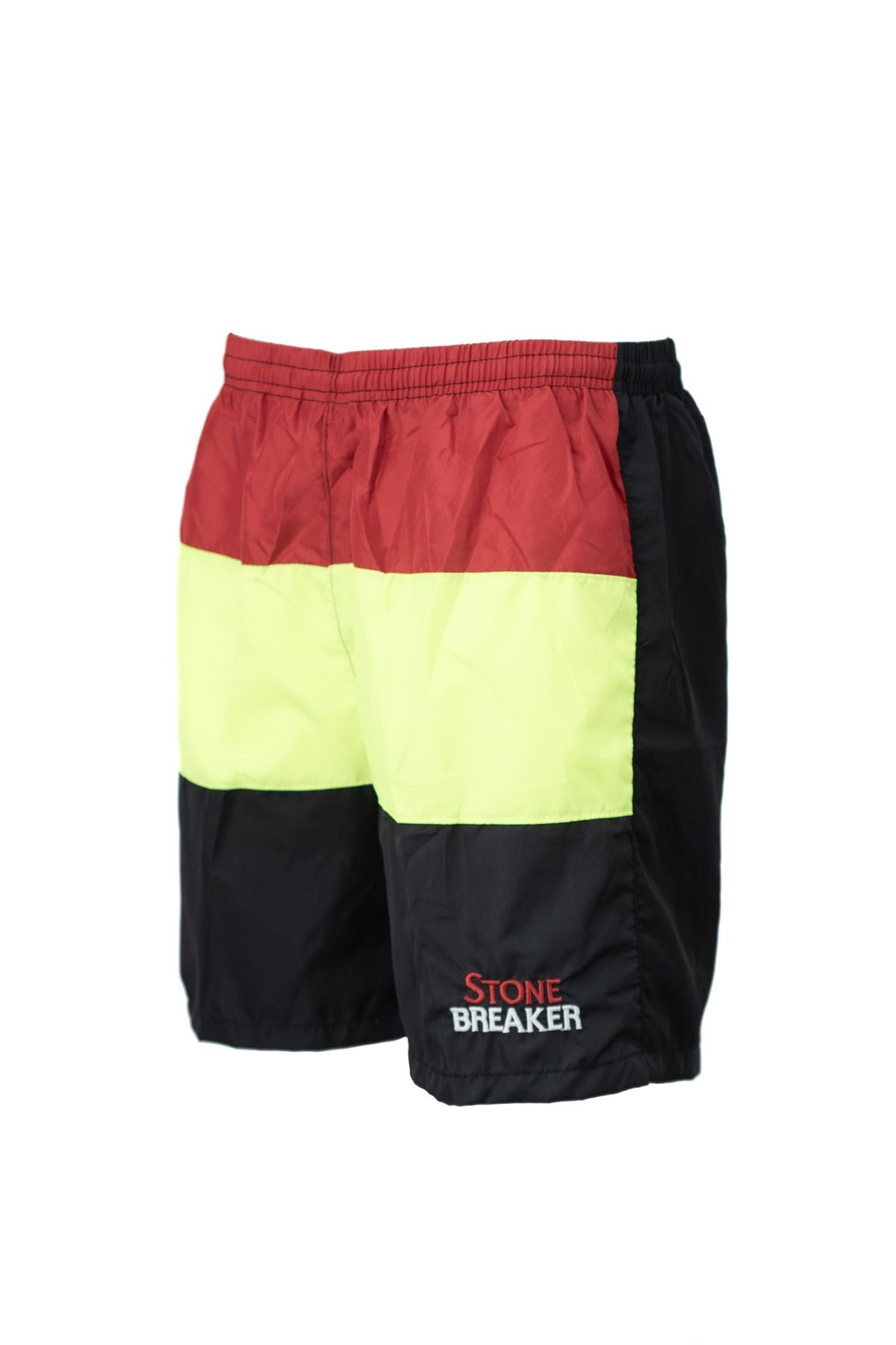 Erkek Deniz Şortu Beli Lastikli ve Bağcıklı Cepli içi File Astarlı Su Tutmayan Hafif Kumaş