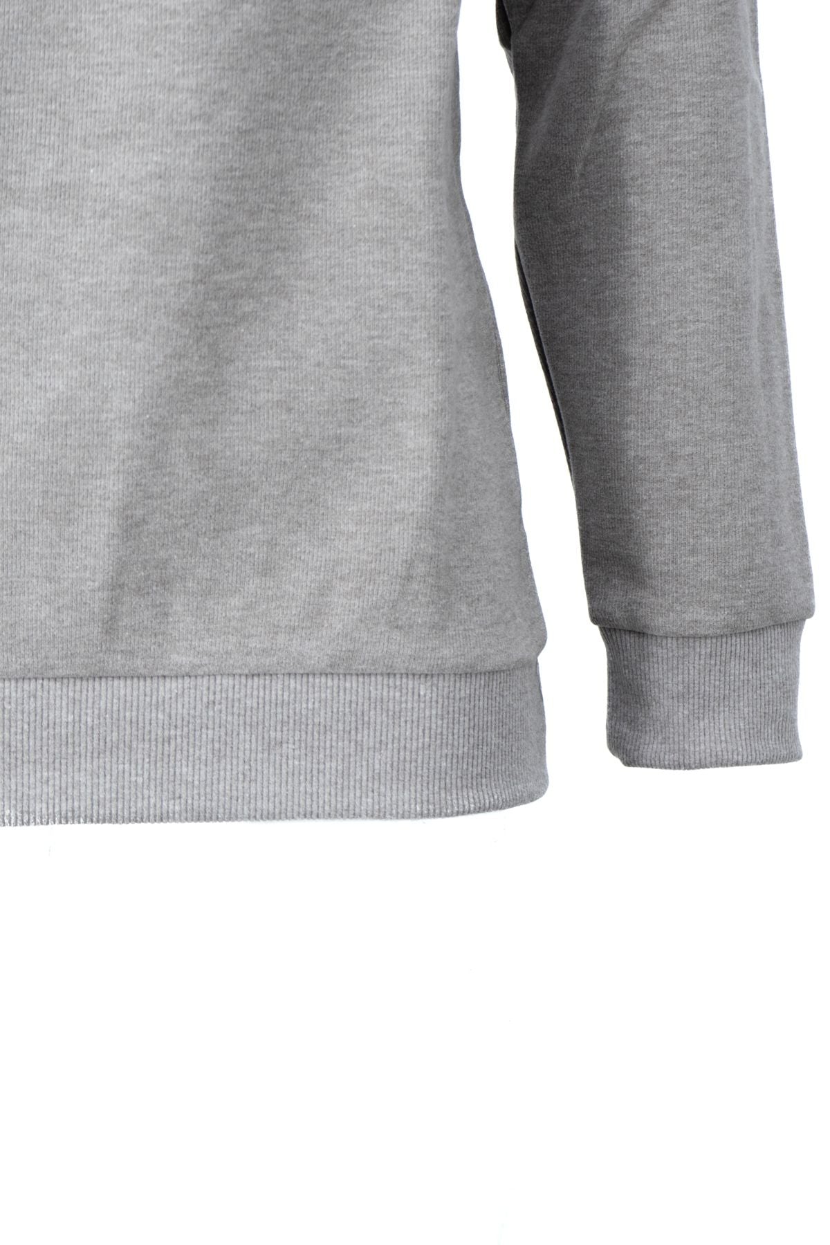 Erkek Kışlık Düğmeli Polo Yaka Düz Renk Armalı Fileto Cepli Uzun Kollu Pamuklu Dokuma Kazak