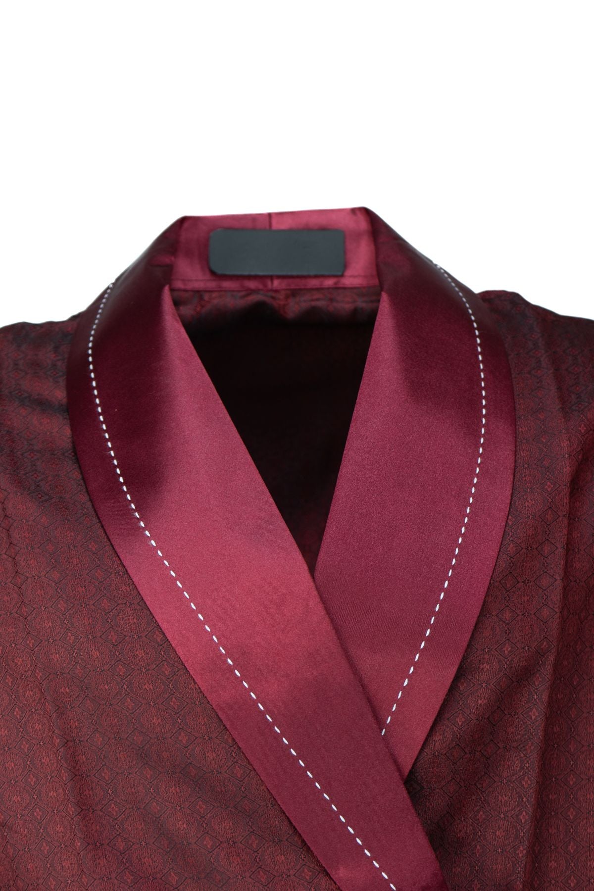 Erkek Şık Klasik Model Röpteşambır Premium Saten Kumaş Soft Model Cepli Rob Beli Kuşaklı