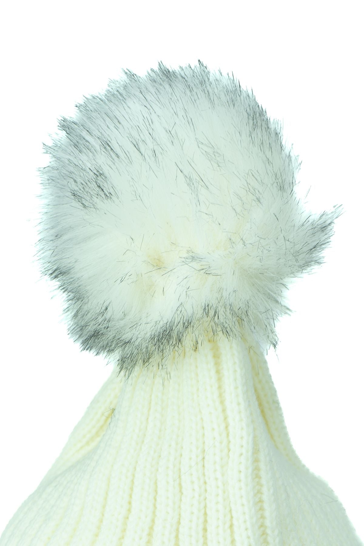 Kadın Kışlık Kalın Ponponlu Bere Pamuklu Katlamalı Sıcak Tutar Esnek Rüzgar Geçirmez Rahat