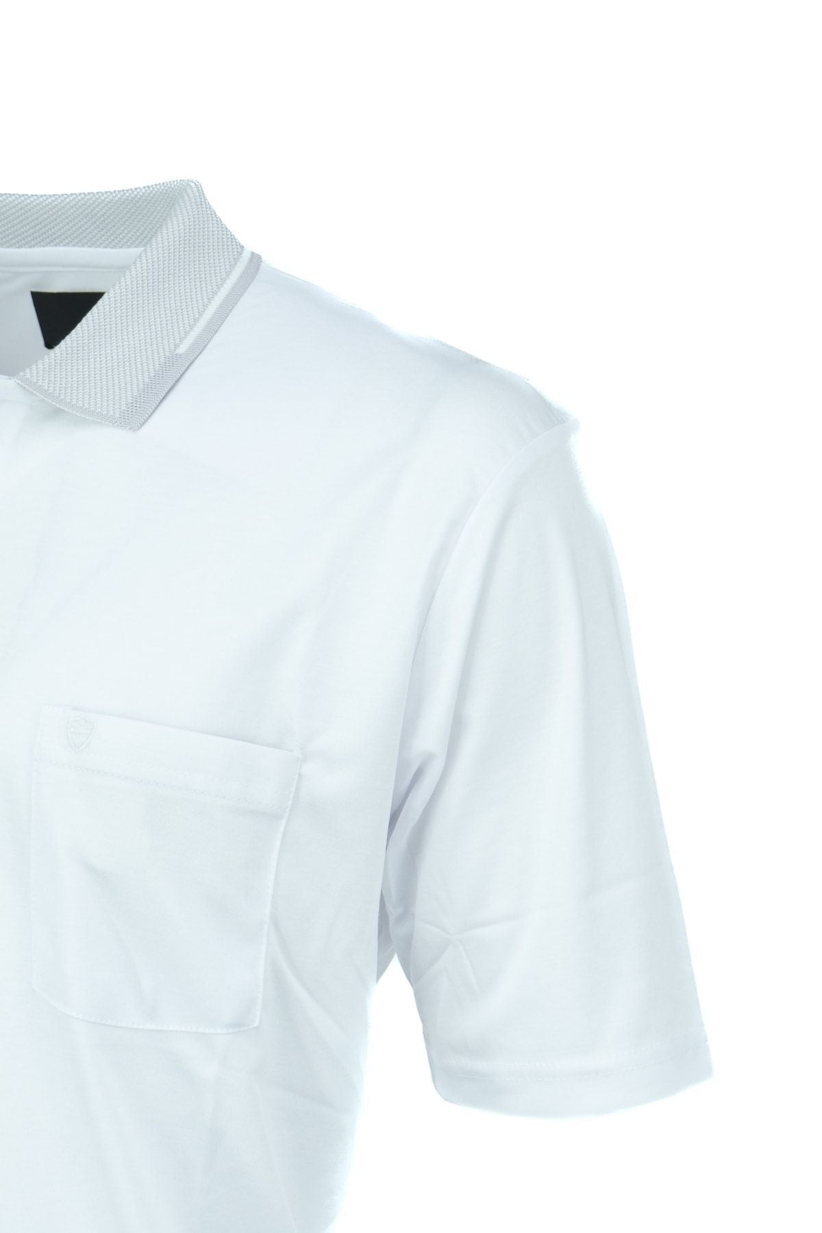 Erkek Polo Yaka Cepli Kısa Kollu Tam Kalıp Premium Pamuklu Merserize Interlok Kumaş T-shirt