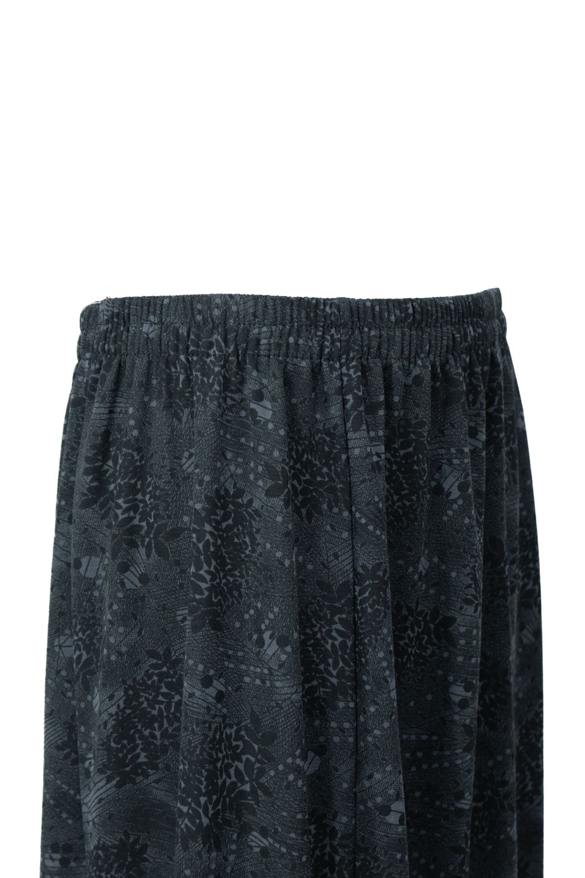 Kadın Kışlık Anne Etek Lizi Kumaş Parçalı Şık Sanat Desenli Beli Lastikli Rahat Kesim