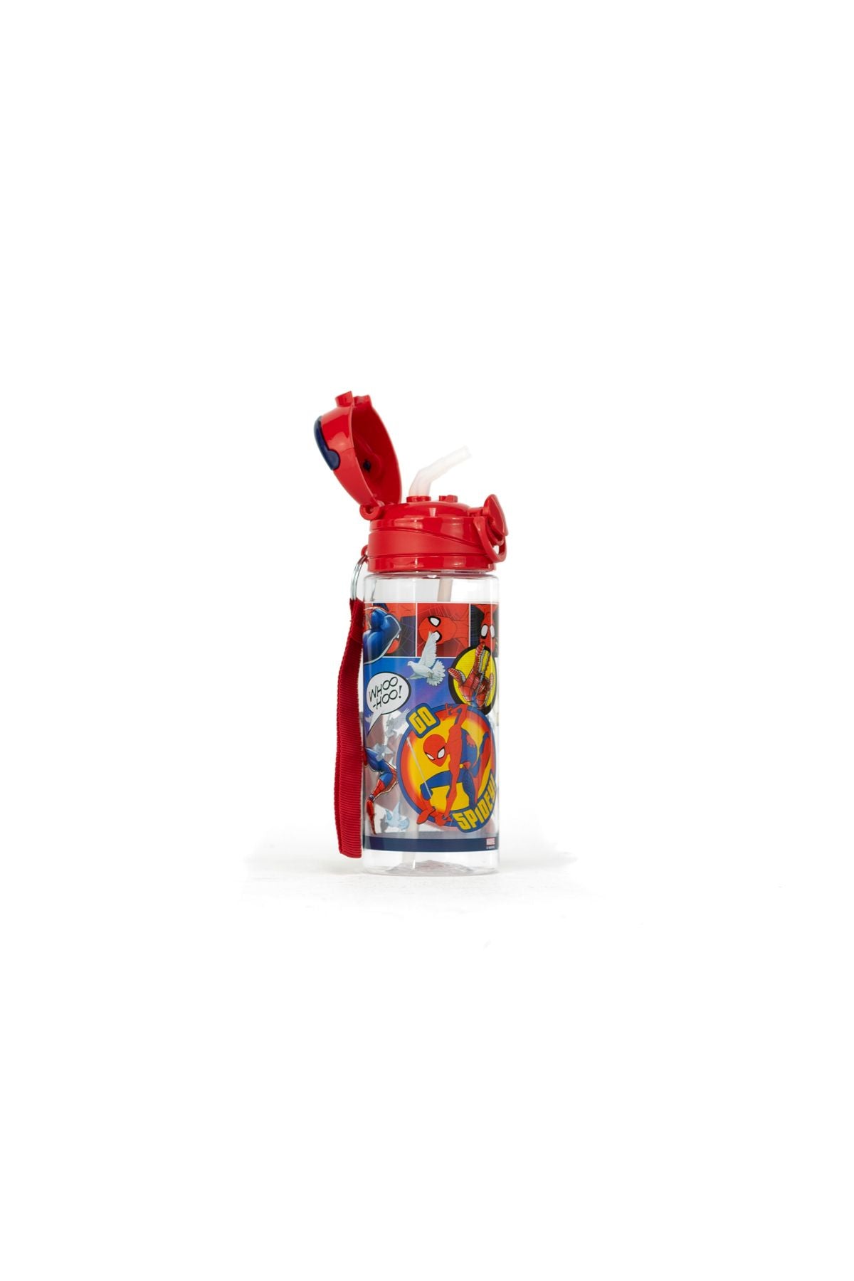 Erkek Çocuk Suluk Matara Lisanslı Orijinal Frozen, Spider Man, Cars,Pipetli 500ml PP İçermez