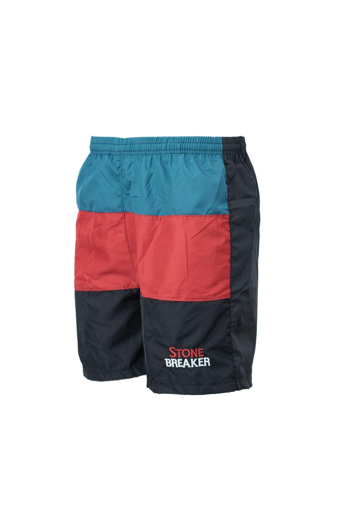 Erkek Deniz Şortu Beli Lastikli ve Bağcıklı Cepli içi File Astarlı Su Tutmayan Hafif Kumaş