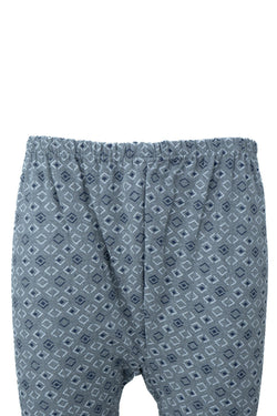Erkek Kışlık içik Pijama Pamuklu Kalın içi Miflonlu Desenli PaçasıLastikli Sıcak Tutar Rahat