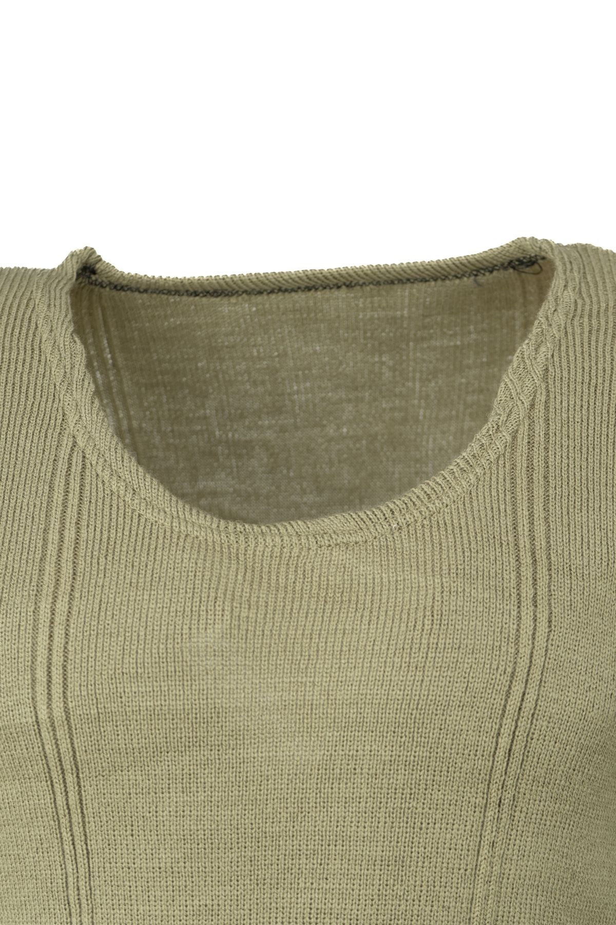 Erkek Kışlık %100 Yün Termal Fanila Uzun Kollu Kalın Klasik Yün Örme Düz Renk Sıcak Tutar