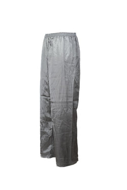 Erkek Saten Kumaş Pijama Pantolon Düz Renk Beli Lastikli Cepsiz Geniş Paça Rahat Kesim
