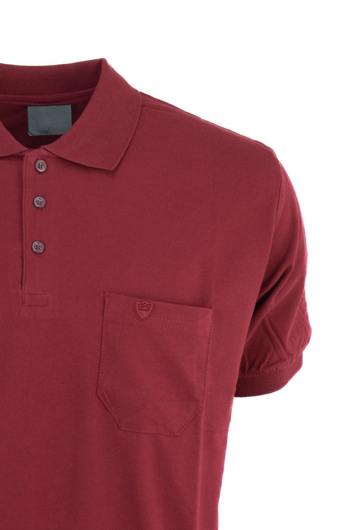 Erkek Polo Yaka Cepli Kısa Kollu Hilfiger Model Normal Kesim Pamuklu Lakos Kumaş Tişört