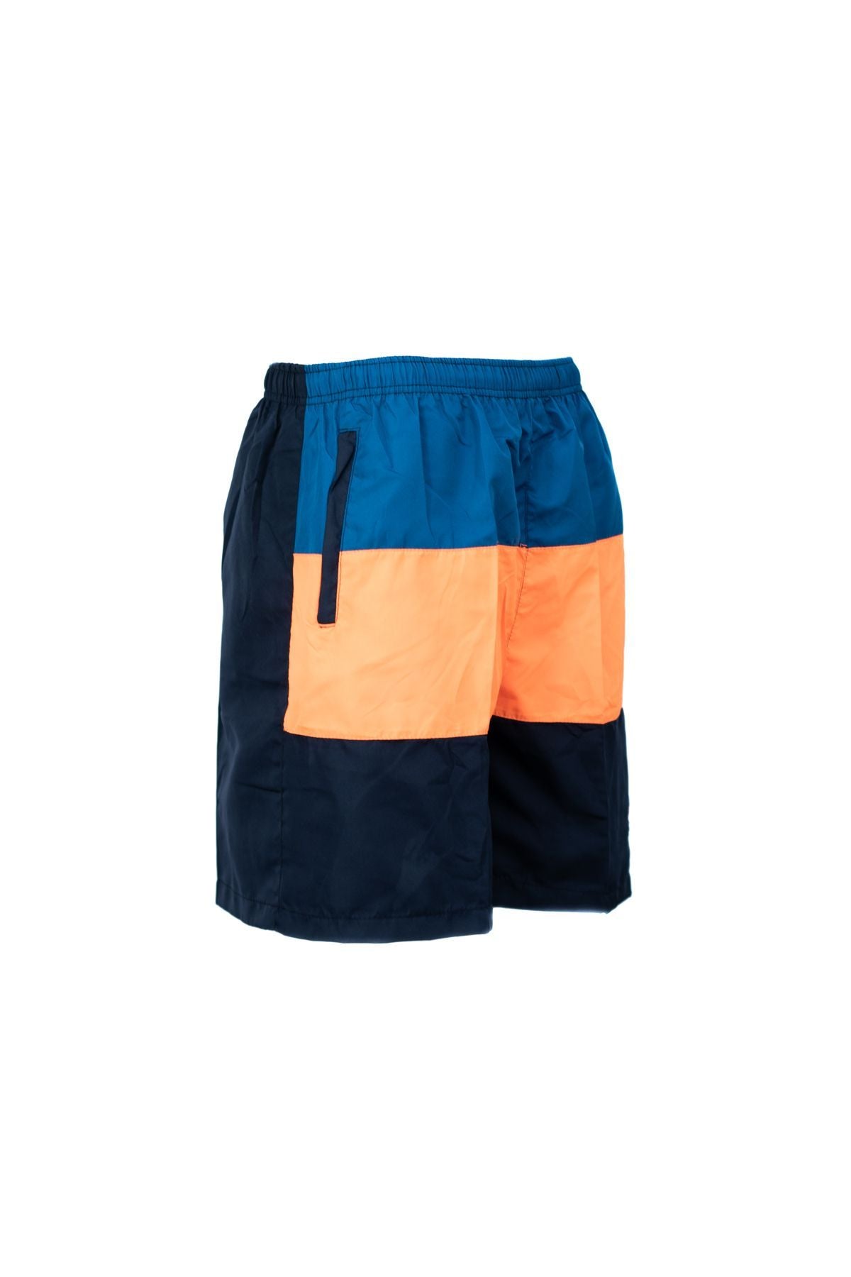 Erkek Deniz Şortu Lastikli Bağcıklı Cepli içi File Astarlı Su Tutmayan Rahat Hafif Kumaş