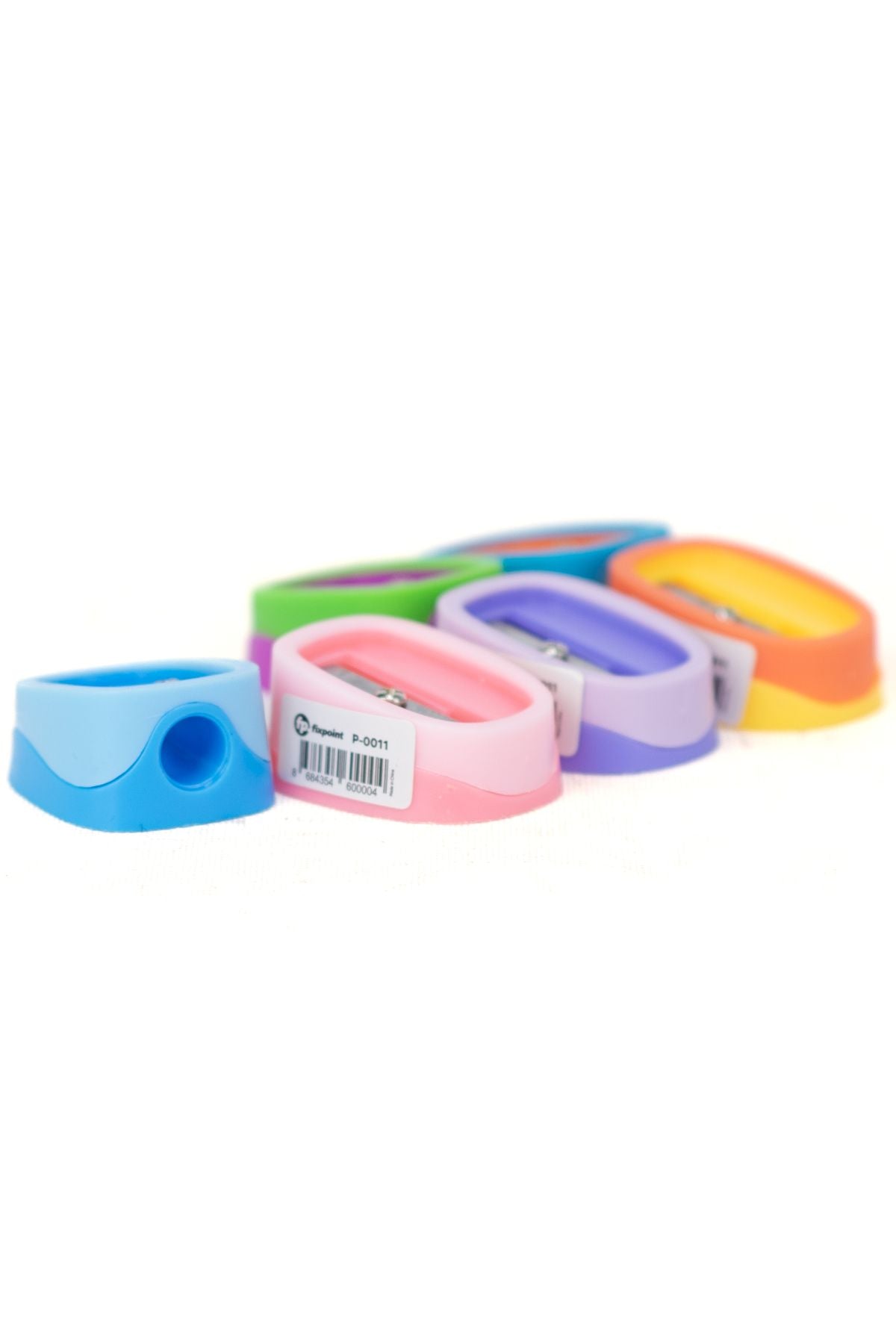 Kırtasiye Kalemtraş Pratik Manuel Kullanışlı Paslanmaz Dayanıklı Farklı Renklerde 6 Adet