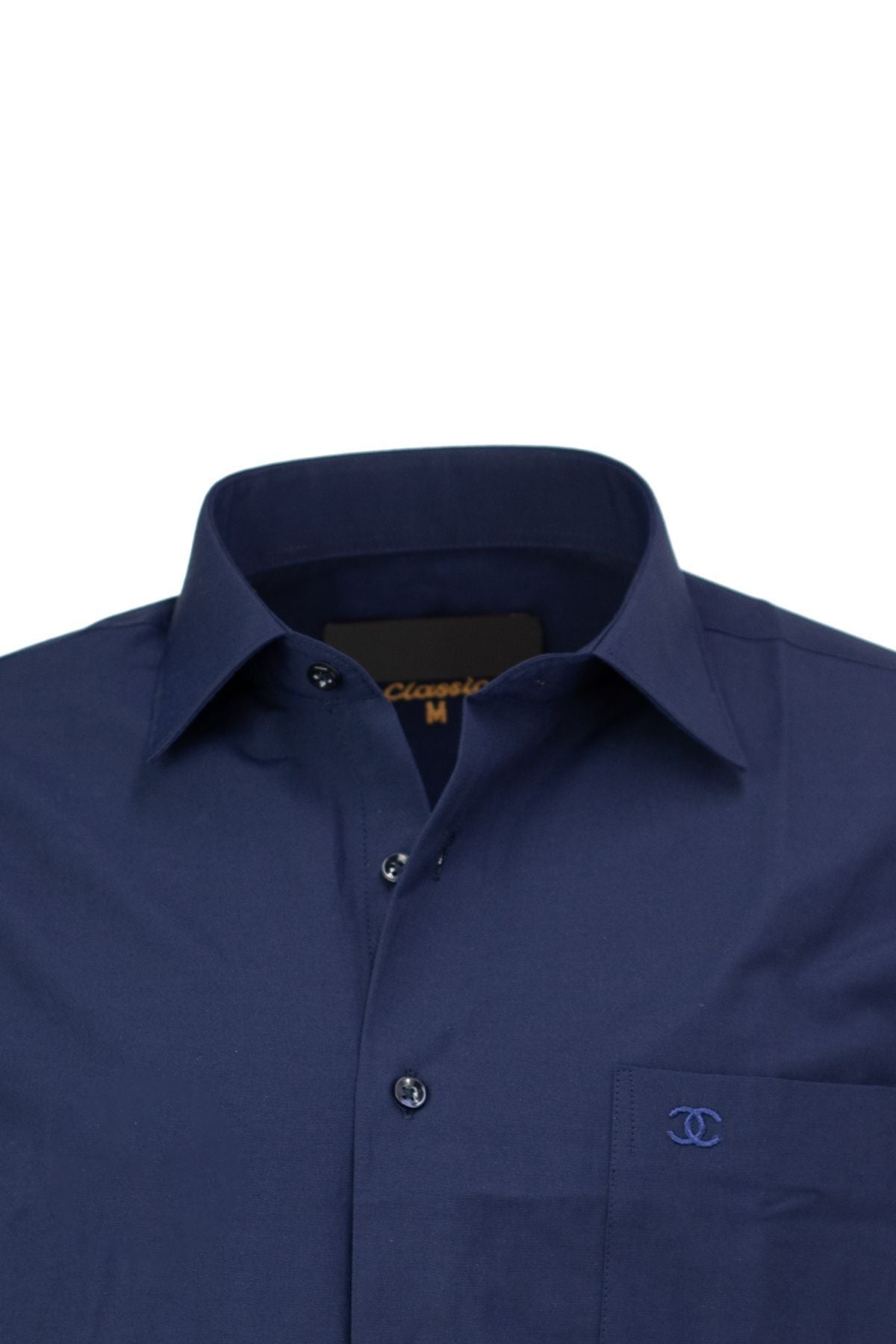 Erkek Kısa Kollu Gömlek Premium Pamuklu Kumaş Kısa Kollu Cepli Tam Kalıp Rahat Kesim