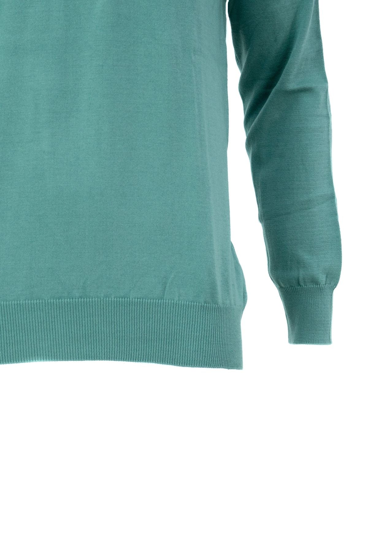 Erkek Kışlık Yarım Balıkçı Yaka Armalı Düz Renk Rahat Kesim Likralı Pamuklu Dokuma Kazak