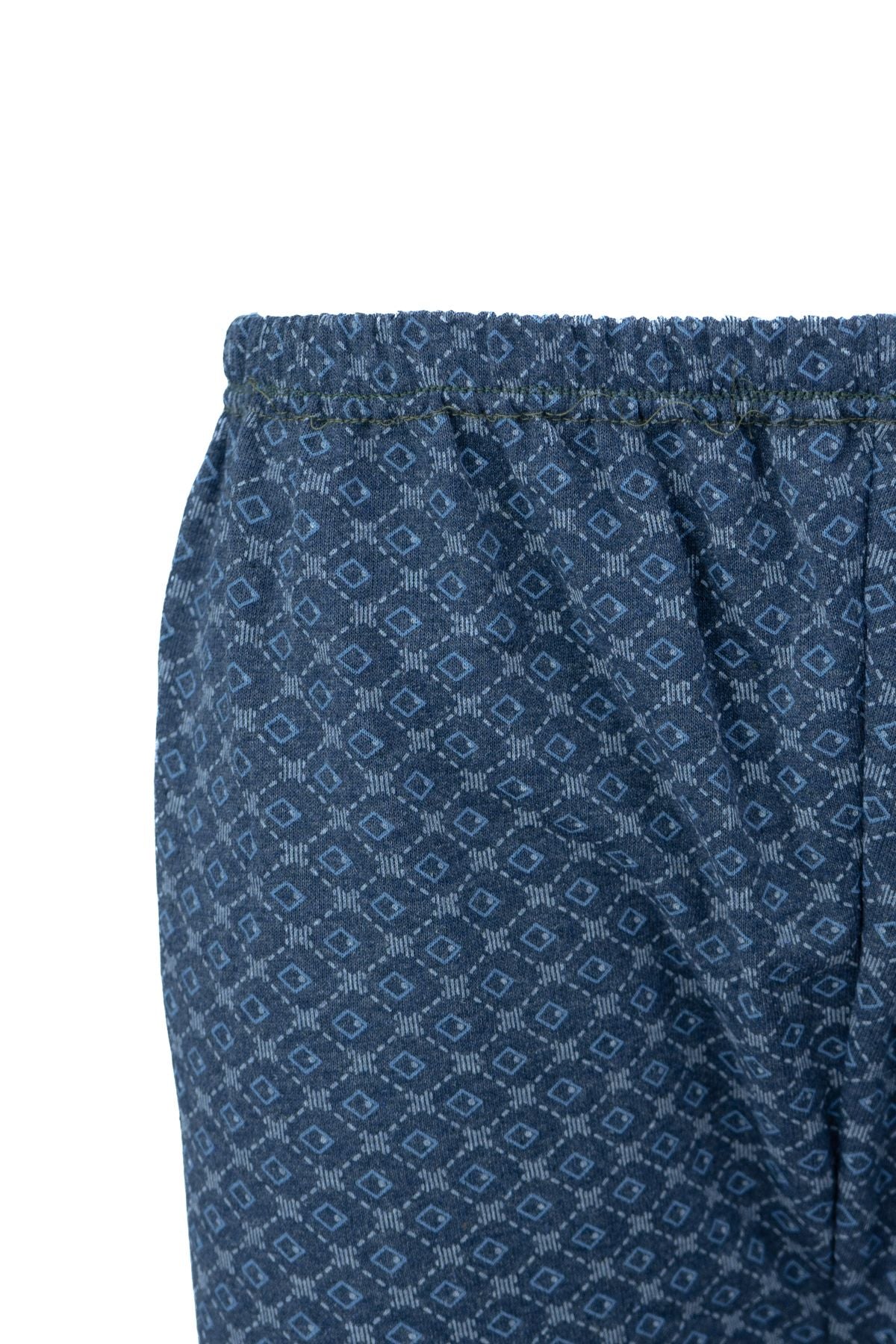 Erkek Kışlık içik Pijama Pamuklu Kalın içi Miflonlu Desenli PaçasıLastikli Sıcak Tutar Rahat