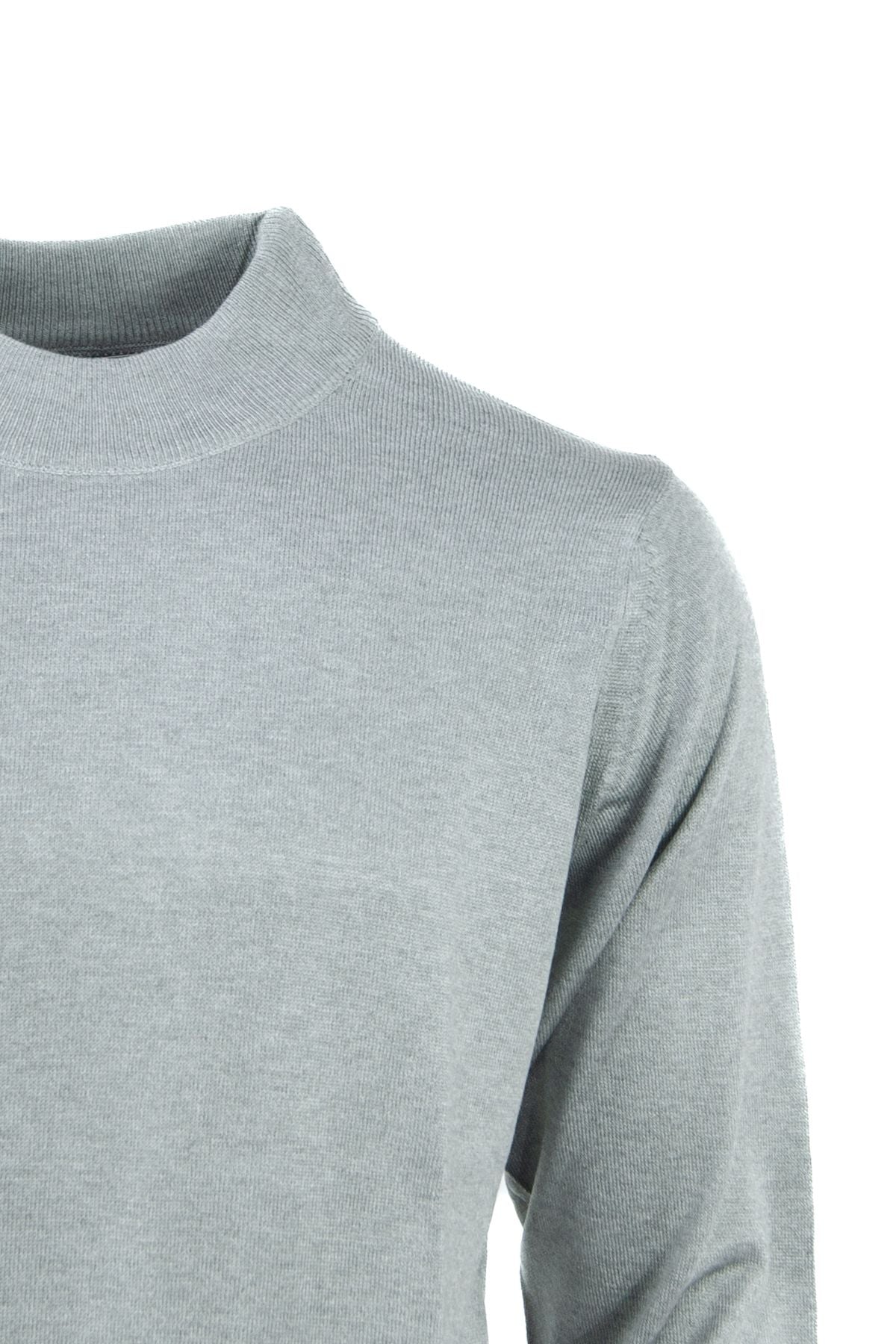 Erkek Mevsimlik Yünlü Örme Klasik Yarım Balıkçı Yaka Kazak Sık Örme Rahat Kesim Tam Kalıp