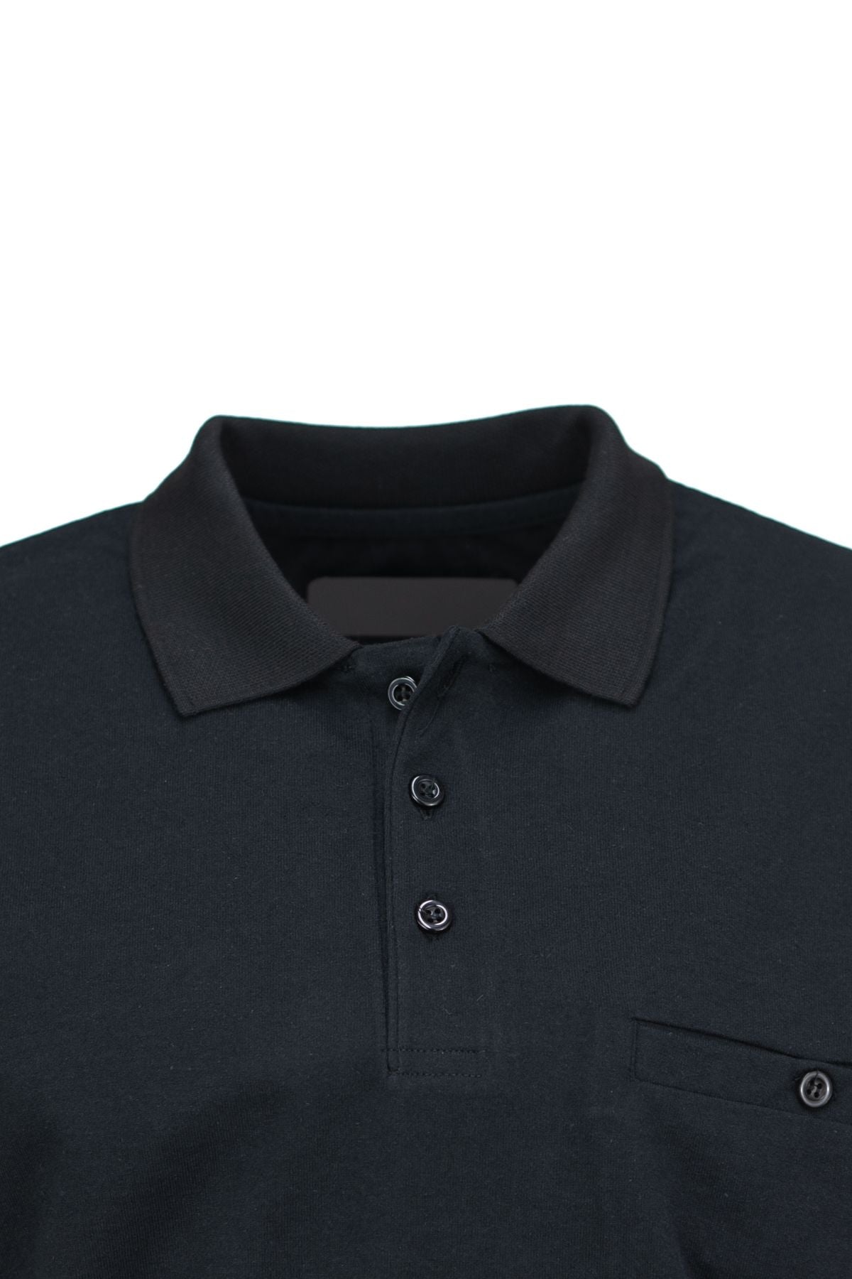 Erkek Mevsimlik Doğal Pamuklu Örme Süprem Polo Yaka Sweatshirt Fileto Cepli Klasik Model