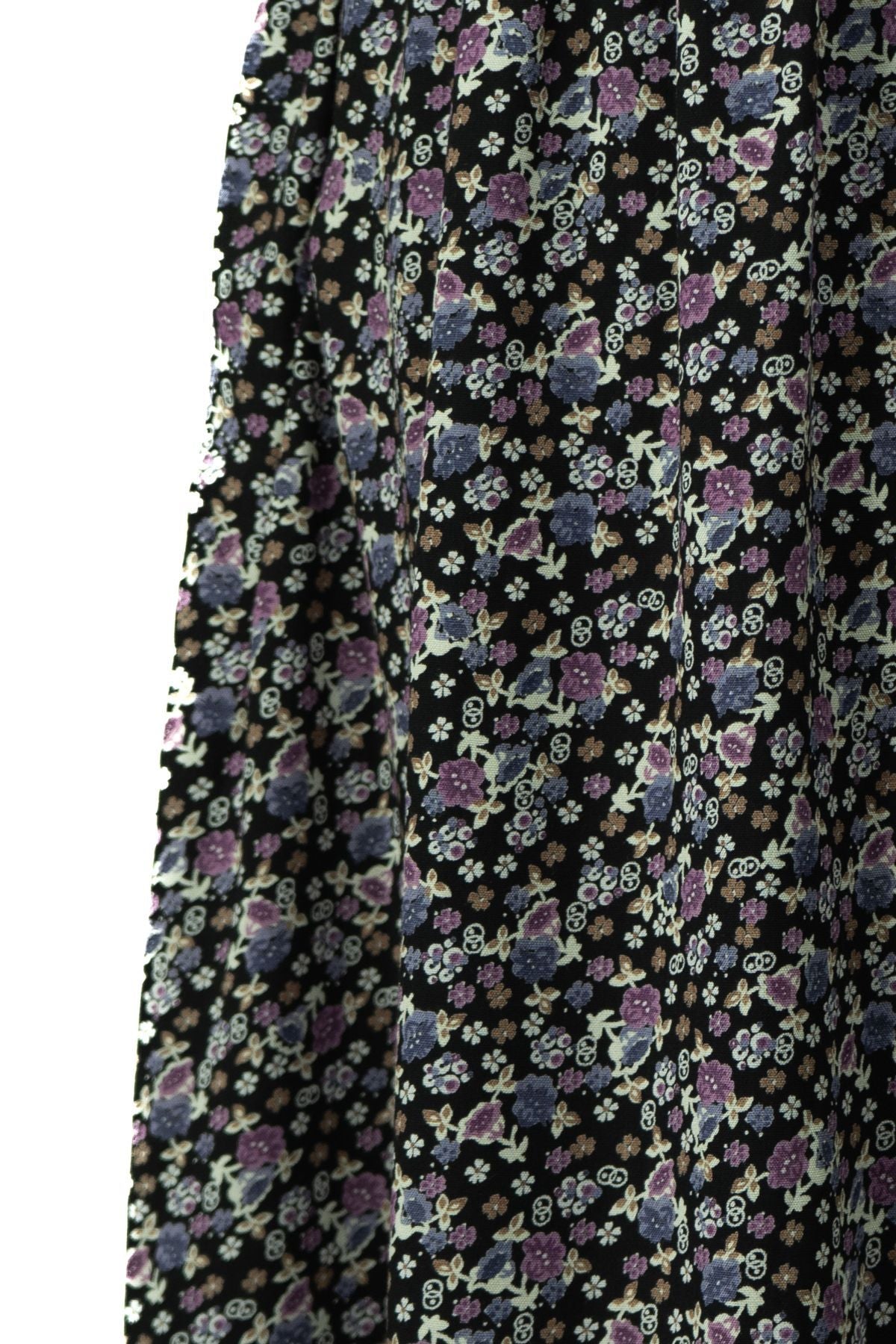 Kadın Anne Etek Dokuma Viskon Kumaş Minik Papatyam Çiçeği Desenli Rahat Kesim Tam Kalıp