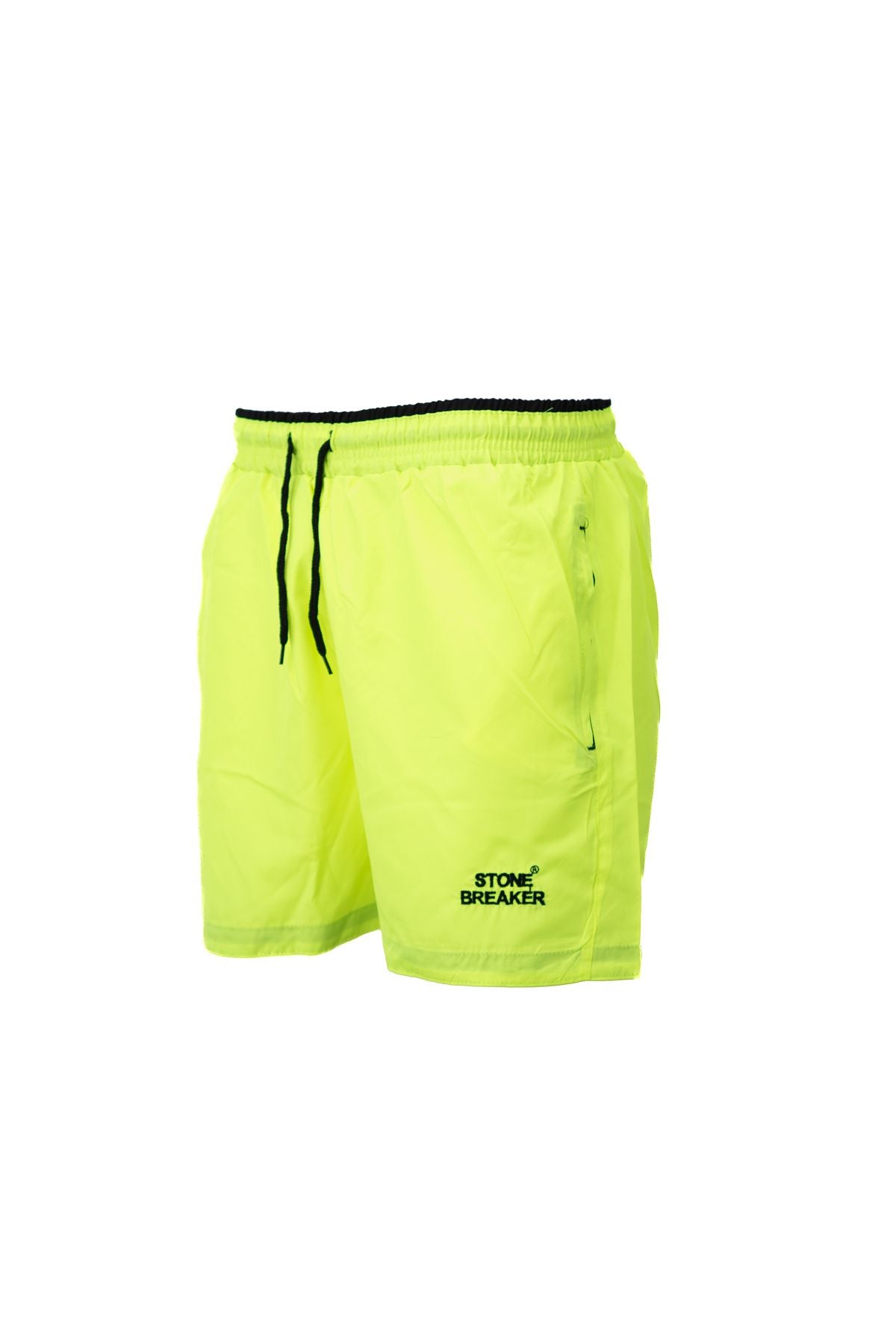 Erkek Deniz Şortu Beli Lastikli ve Bağcıklı Cepli içi File Astarlı Su Tutmayan Hafif Kumaş