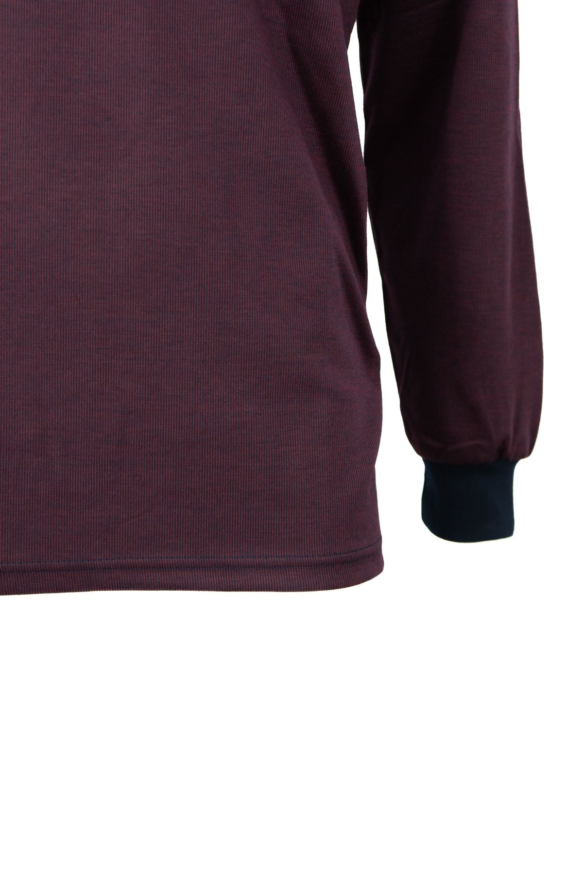 Erkek Mevsimlik Kazak Pamuklu Düğmeli Polo Yaka Cepli Uzun Kollu Han Desenli Rahat Kesim