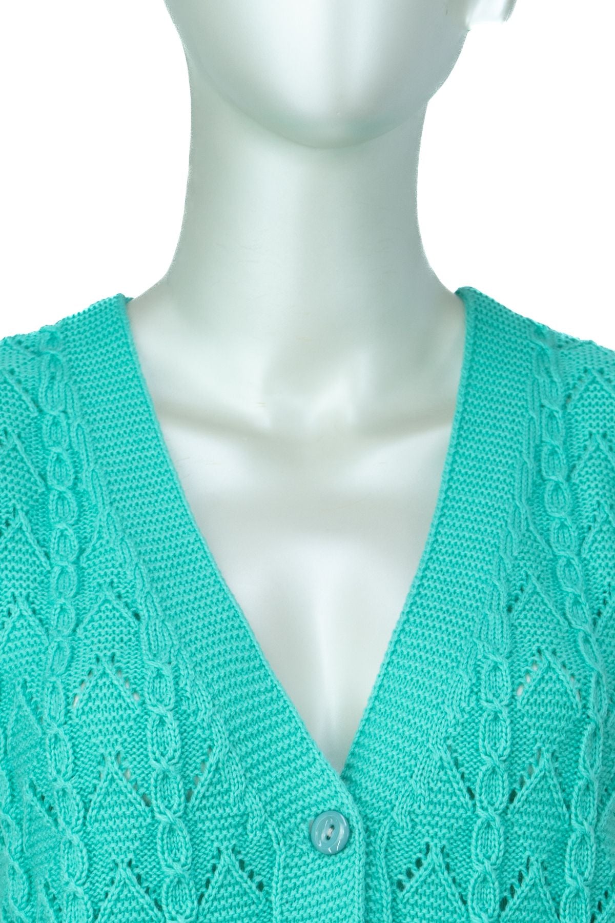 Kadın Kışlık Pamuklu Triko Örme Anne Yelek Bahar Model Önden Düğmeli Çift Cepli Rahat Kesim