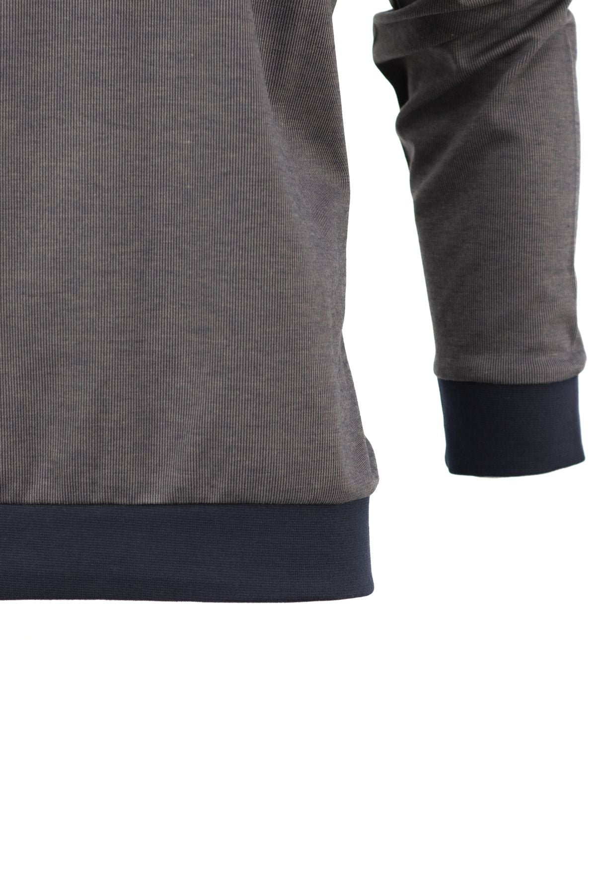 Erkek Mevsimlik Düğmeli Polo yaka Tam Kalıp Likralı Premium Süprem Pamuklu Kumaş Sweatshirt