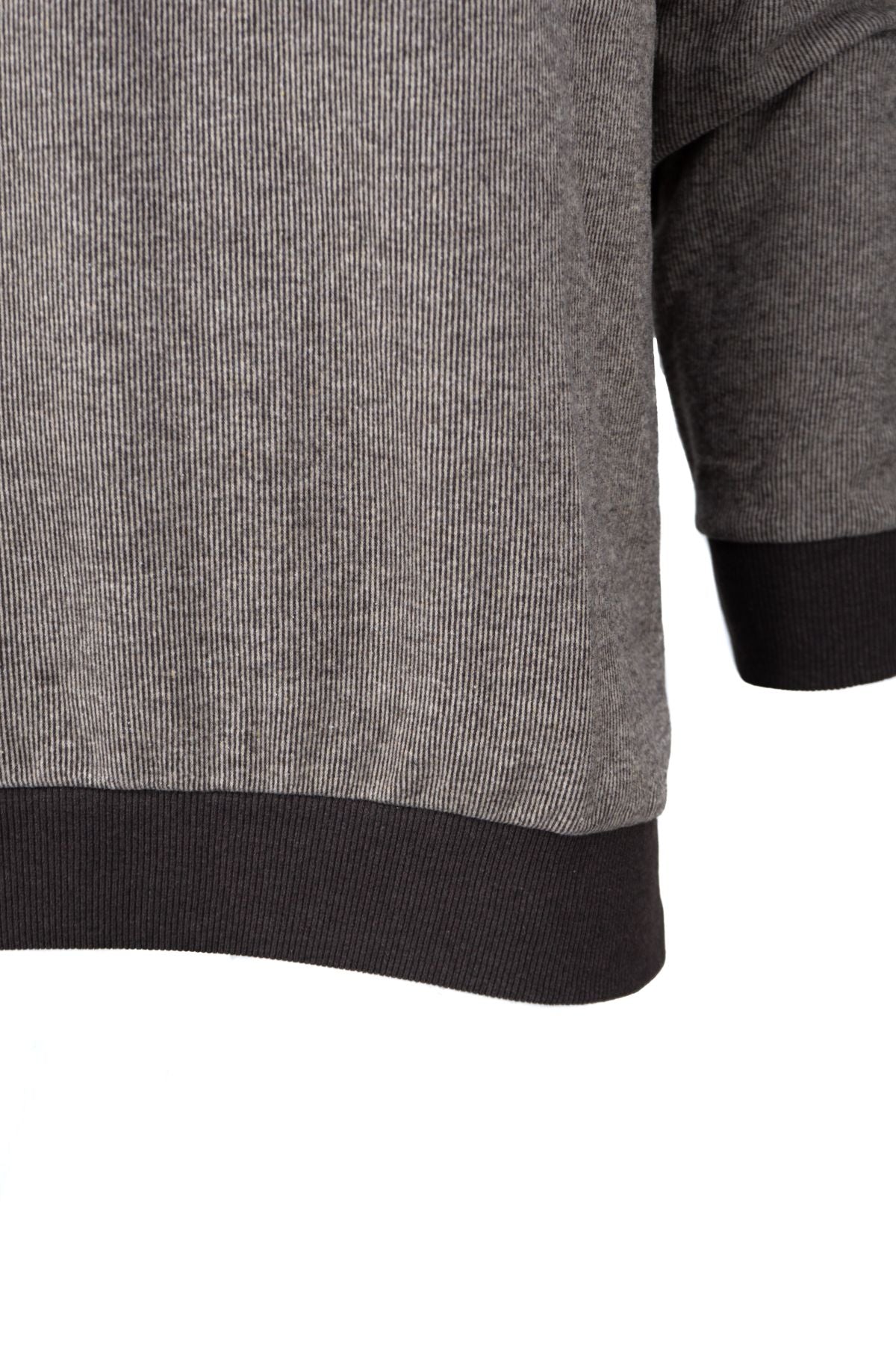 Erkek Kışlık Kazak Pamuklu Örme Düğmeli Polo Yaka Cepli Uzun Kollu Rennes Desenli Rahat