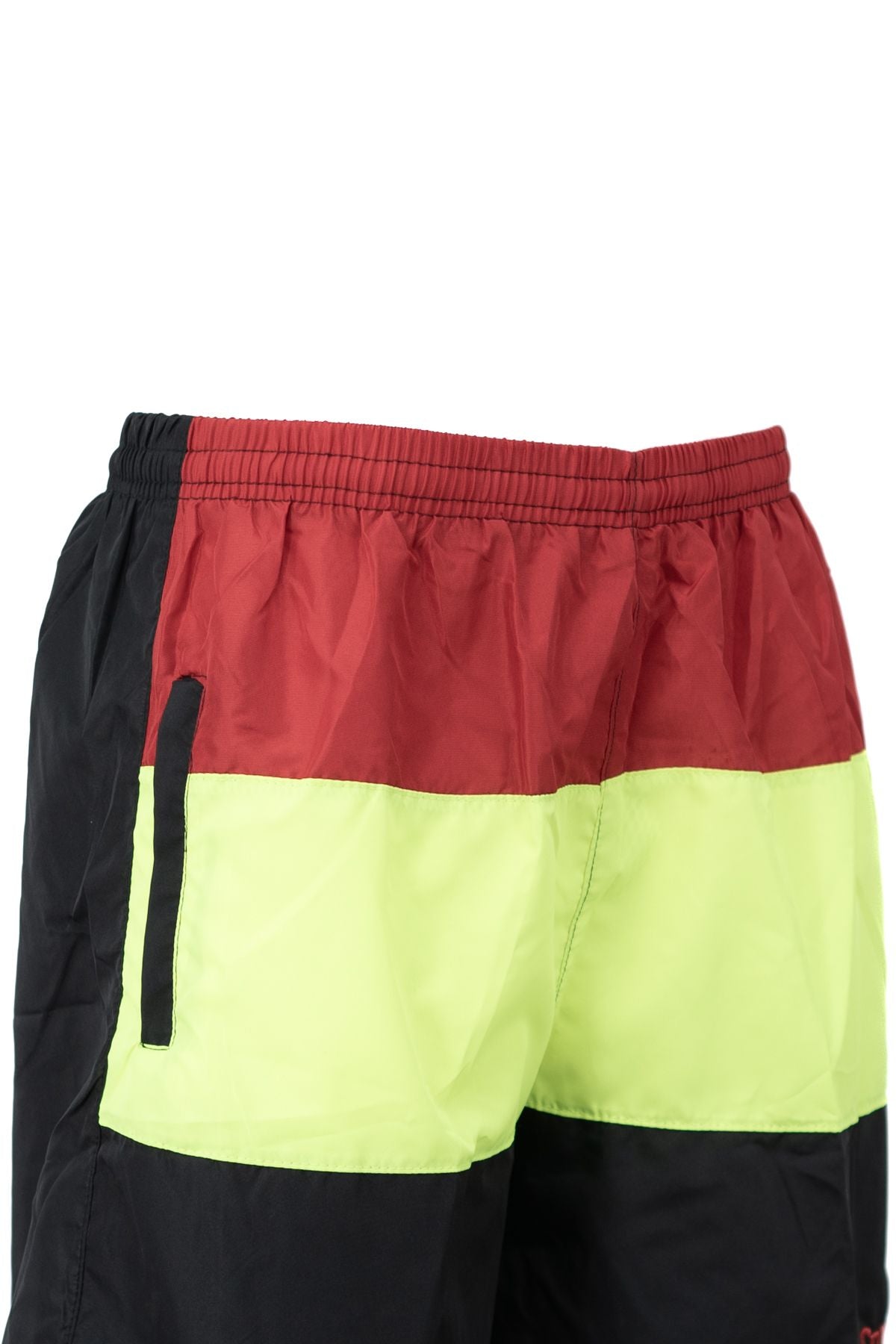 Erkek Deniz Şortu Beli Lastikli ve Bağcıklı Cepli içi File Astarlı Su Tutmayan Hafif Kumaş