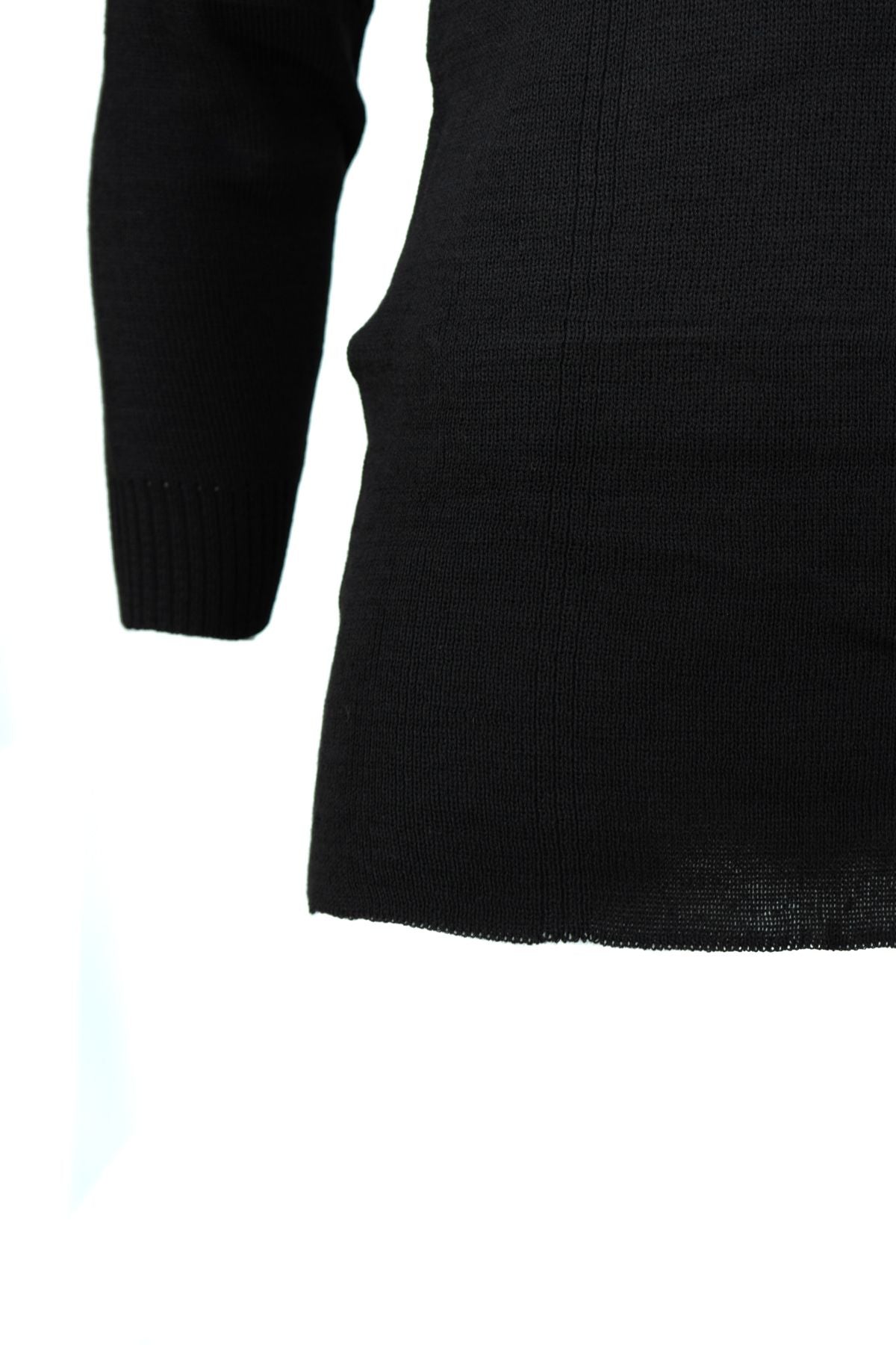 Erkek Kışlık %100 Yün Termal Fanila Uzun Kollu Kalın Klasik Yün Örme Düz Renk Sıcak Tutar