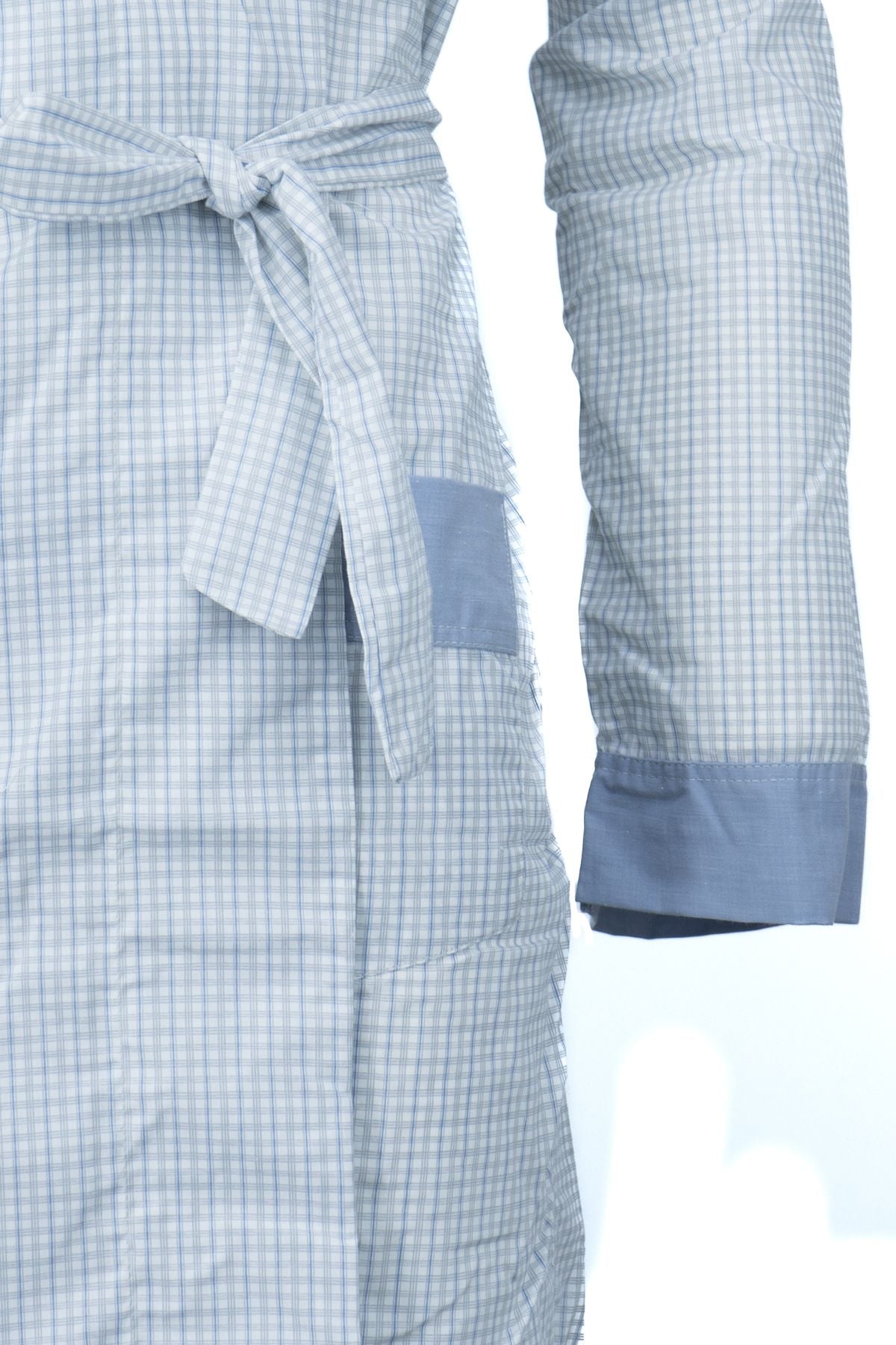 Erkek Modern Klasik Model Röpteşambır Premium %100 Pamuk Cepli Rob Beli Kuşaklı Cepli Rahat