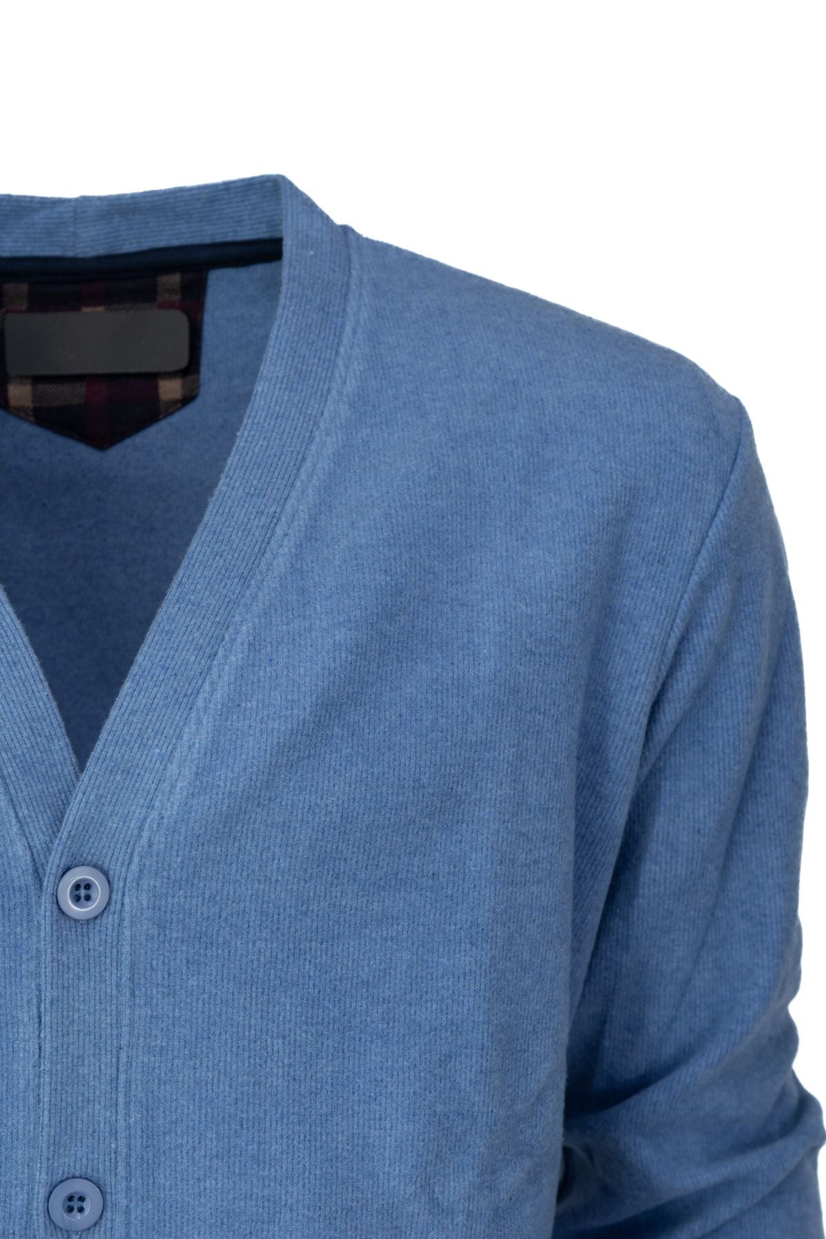 Erkek Kışlık Cepli Hırka Pamuklu Örme Düğmeli Klasik Dokulu Düğmeli Rahat Kesim Tam Kalıp