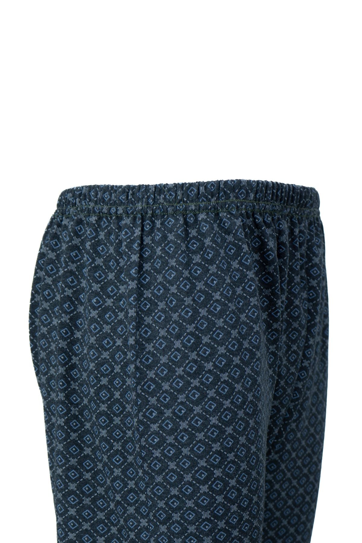 Erkek Kışlık içik Pijama Pamuklu Kalın içi Miflonlu Desenli PaçasıLastikli Sıcak Tutar Rahat