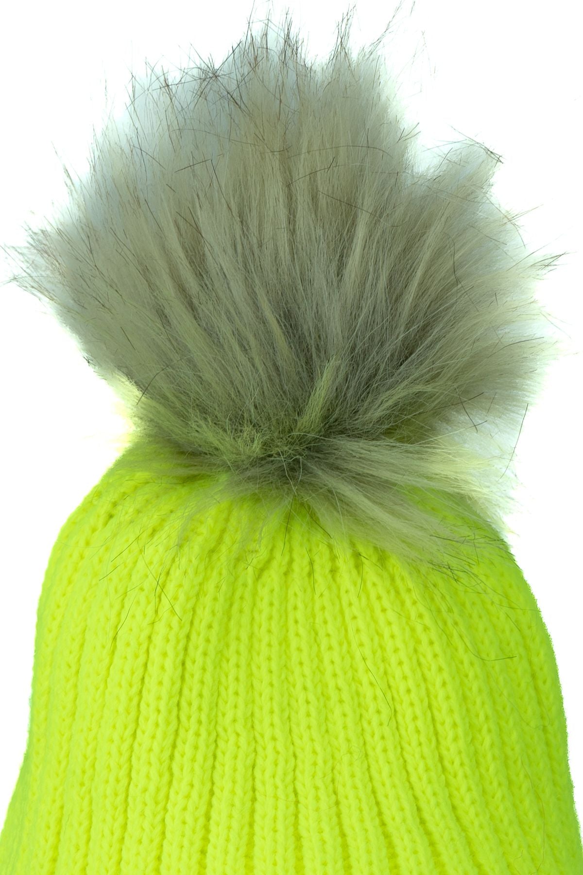 Kadın Kışlık Kalın Ponponlu Bere Pamuklu Katlamalı Sıcak Tutar Esnek Rüzgar Geçirmez Rahat