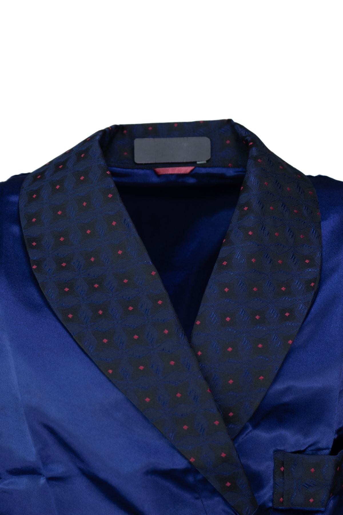 Erkek Şık Klasik Model Röpteşambır Premium Saten Kumaş Cosenza Model Cepli Rob Beli Kuşaklı