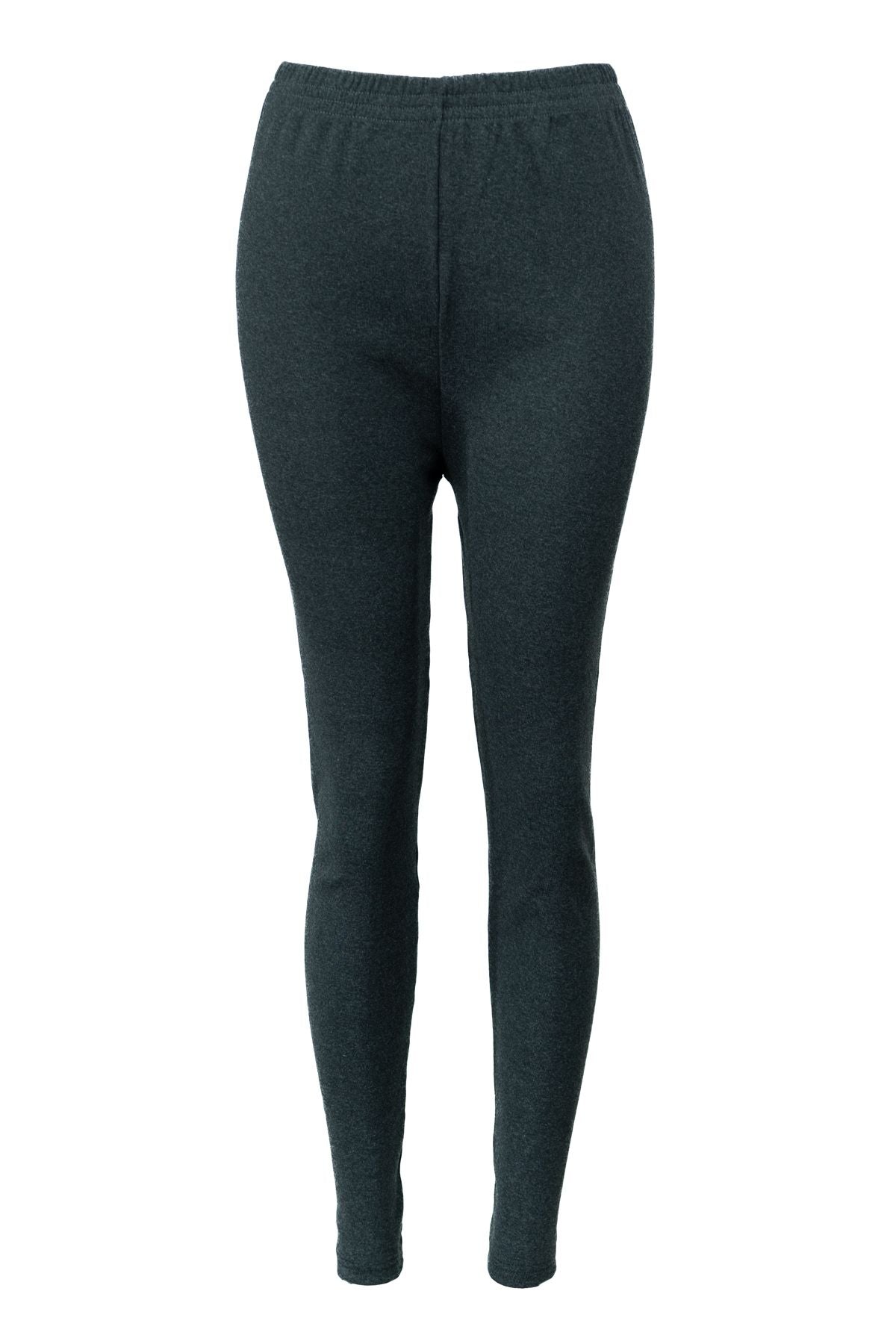 Kadın Kışlık içik Pijama Pamuklu Kalın içi Miflonlu Düz Renk Kırçıllı Paçası Lastikli Rahat