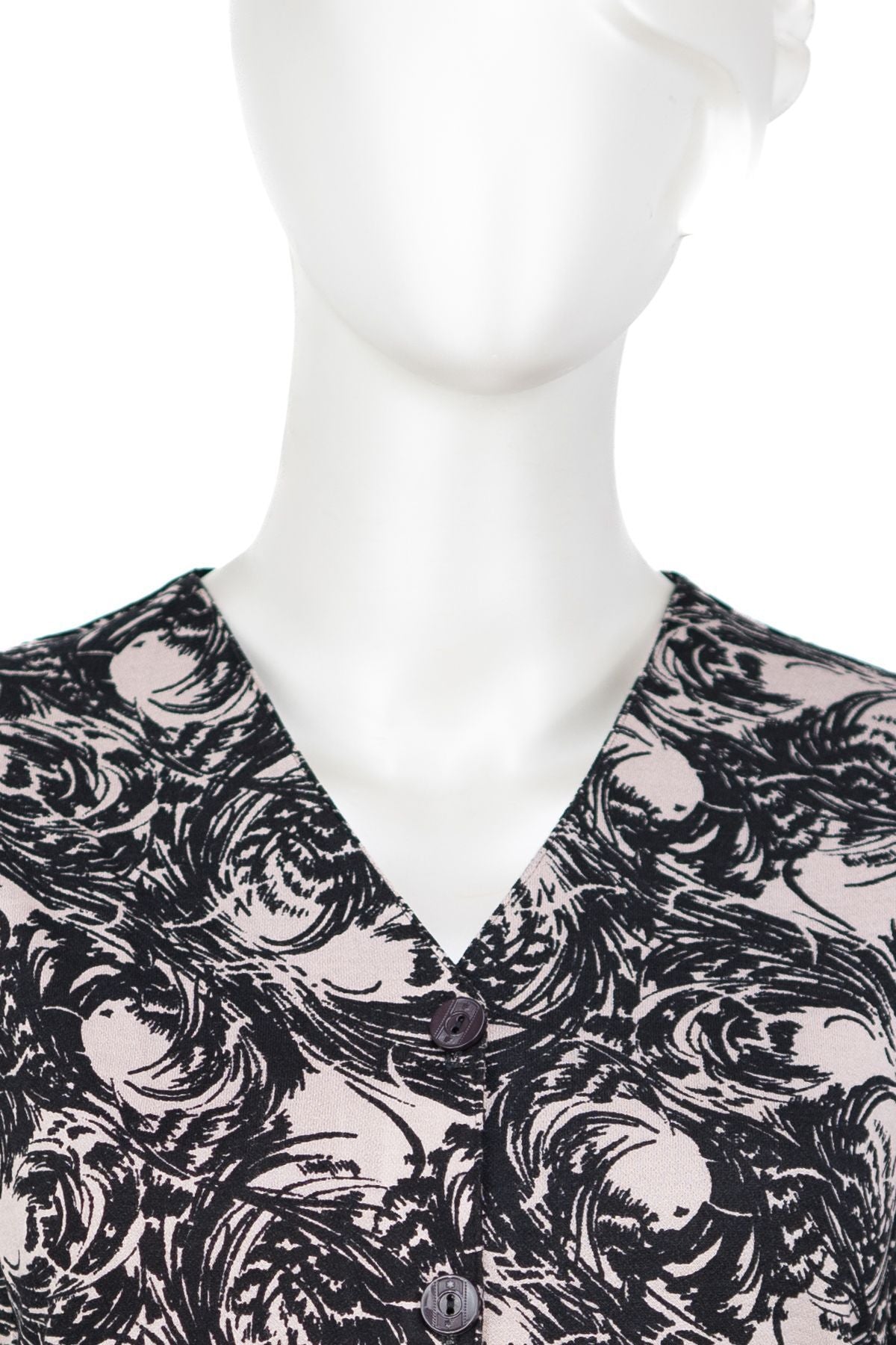 Kadın Mevsimlik Dokuma Viskon Kumaş Klasik Boydan Anne Elbise Bahar Desenli Tam Kalıp Robalı