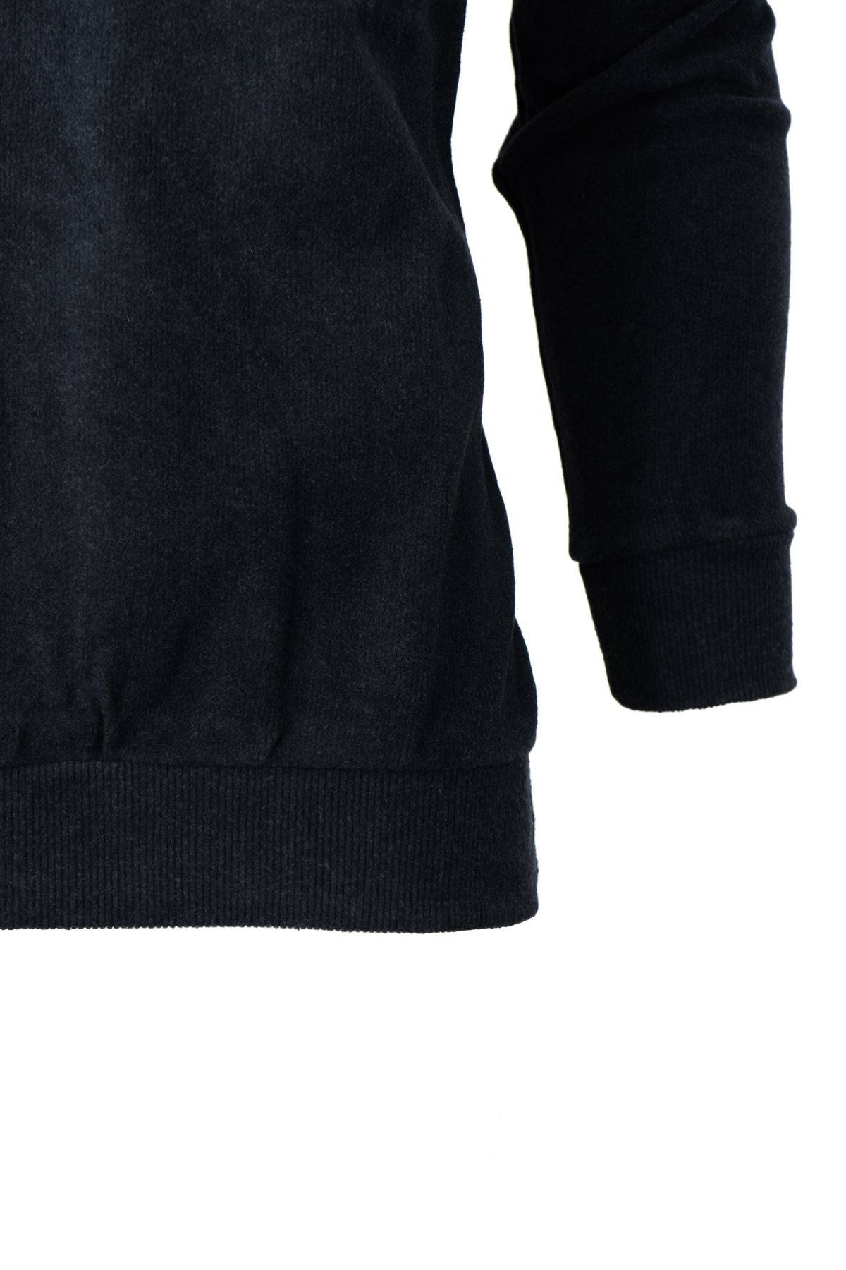 Erkek Kışlık Polo Yaka Kazak Pamuklu Örme Şardonlu Selanik Düğmeli Cepli Rahat Tam Kalıp