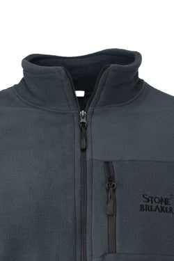 Erkek Kışlık Polar Sweatshirt Hırka Önü Cepleri Fermuarlı Hakim Yaka Rahat RahatAnti pilling
