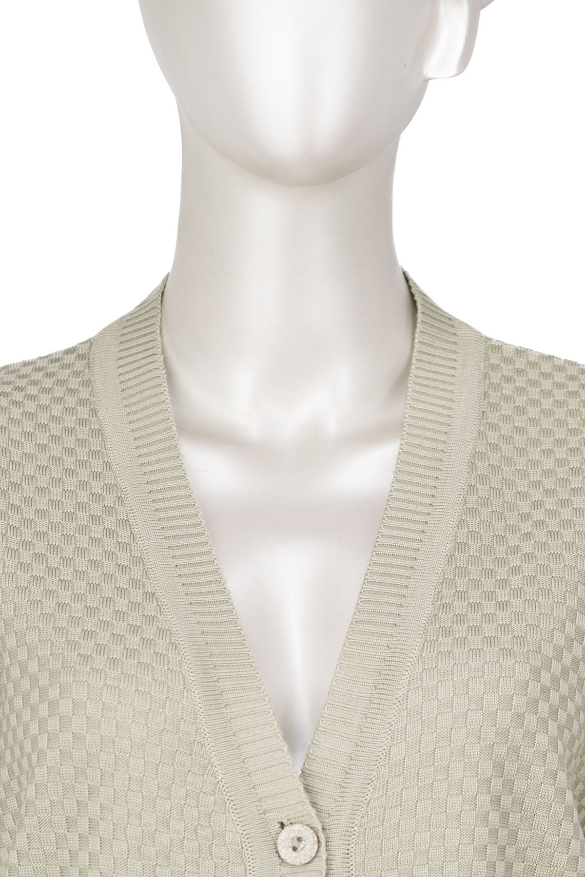 Kadın Mevsimlik Çelik Örme Anne Hırka Çift Cepli Düğmeli Klasik Rahat Kesim Tam Kalıp