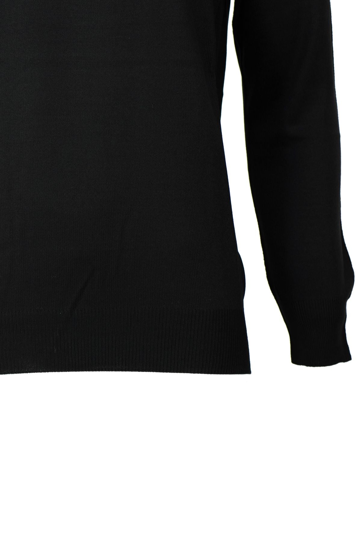 Erkek Kışlık Yarım Balıkçı Yaka Kazak Pamuklu Marina Örme Uzun Kollu Düz Renk Rahat Kesim